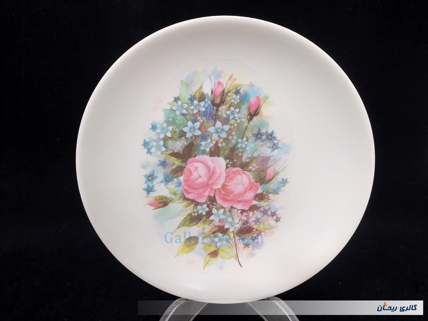 دیوارکوب ملامین قدیمی 22.5 CM طرح گل 