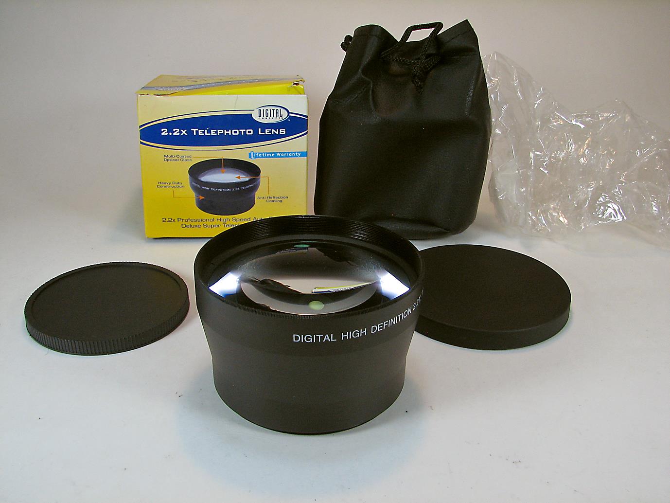 لنز 72MM مبدل تله Digital Telephoto 2.2X 