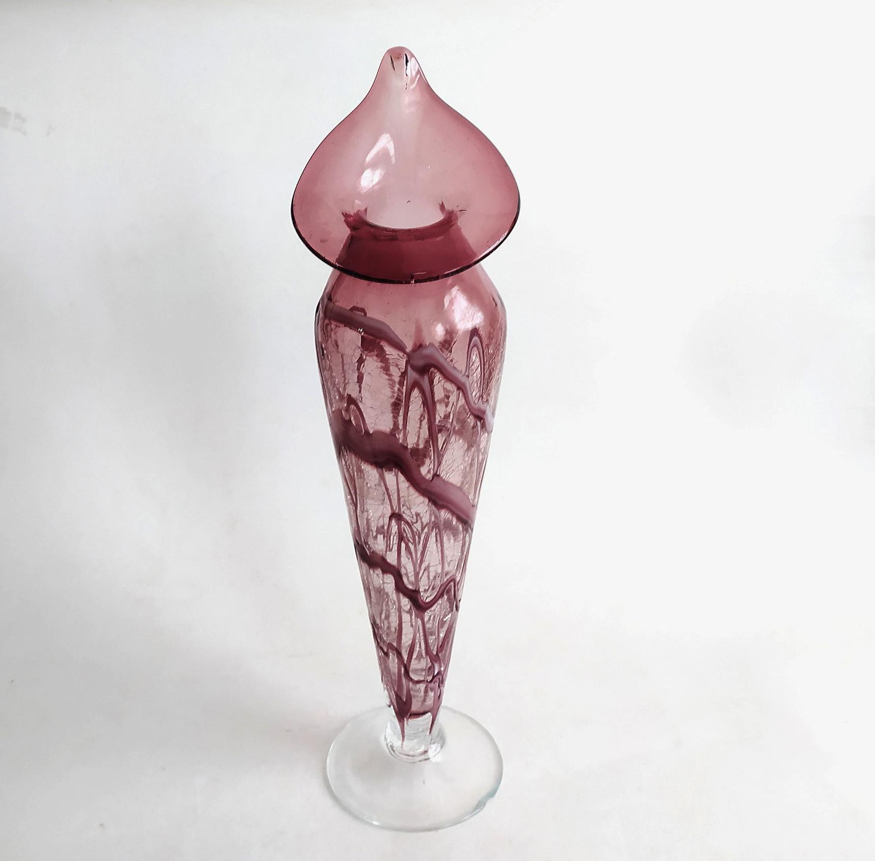  گلدان بزرگ دستساز بسیار کمیاب و زیبا ش2