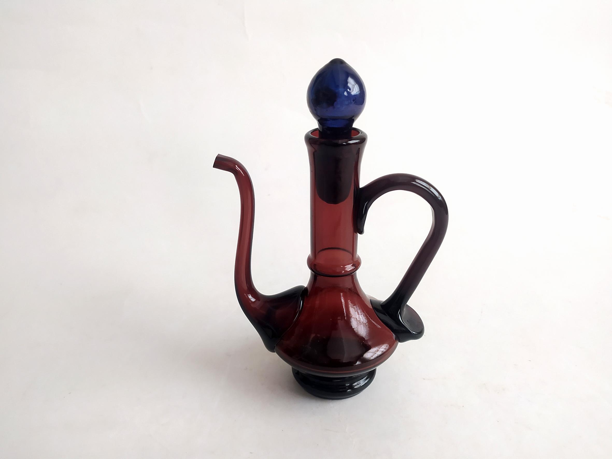 گلابپاش شیشه ای کوچک دست ساز زیبا 