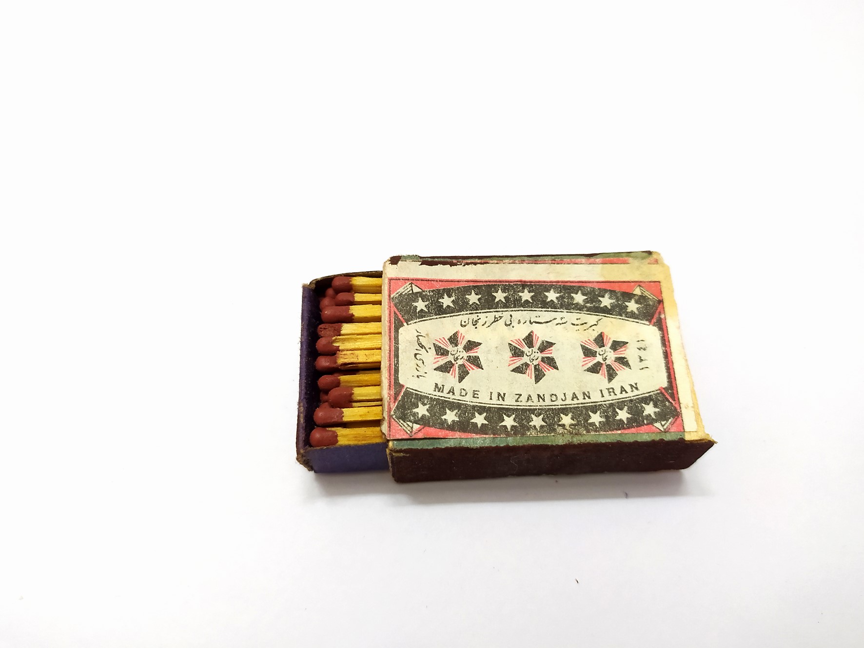  کبریت 3ستاره بدنه چوبی کشومقوایی زنجان1341 