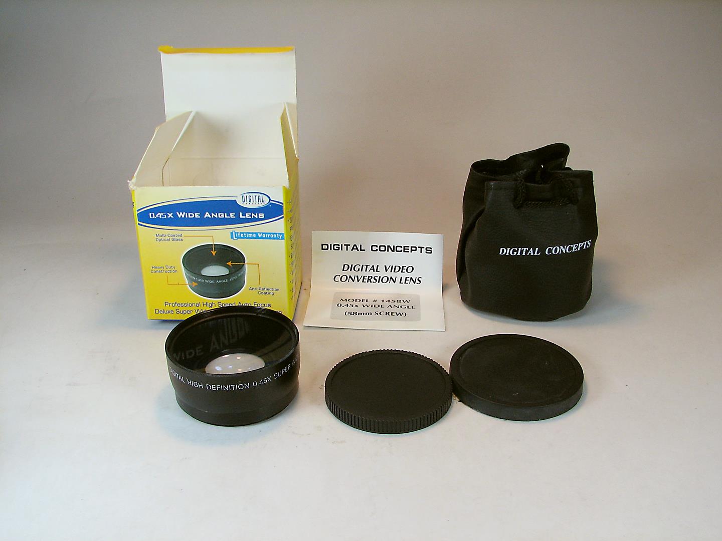 لنز 58mm مبدل واید Digital WIDE 0.45X 
