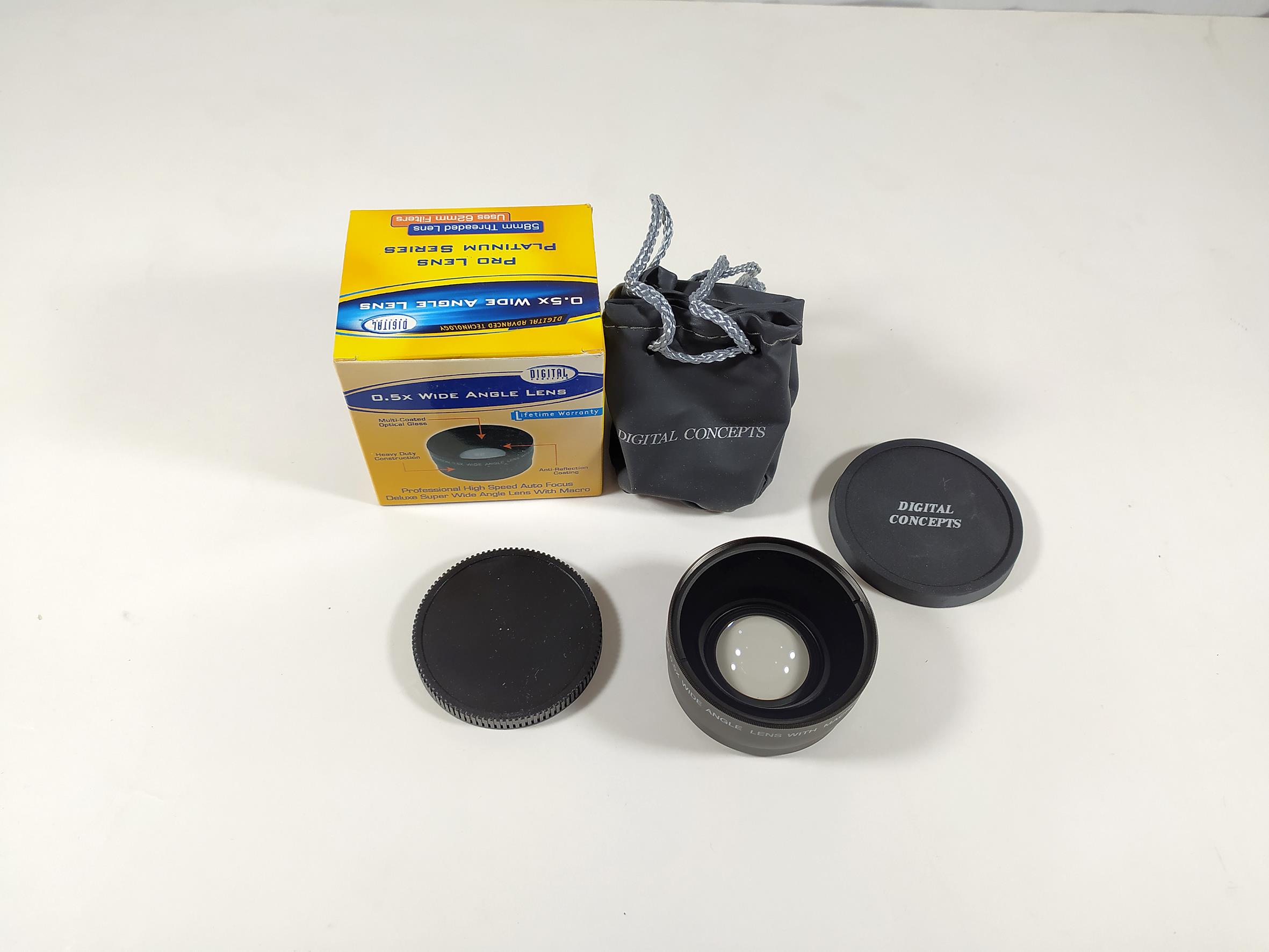  لنز 58mm مبدل واید Digital WIDE 0.5X 