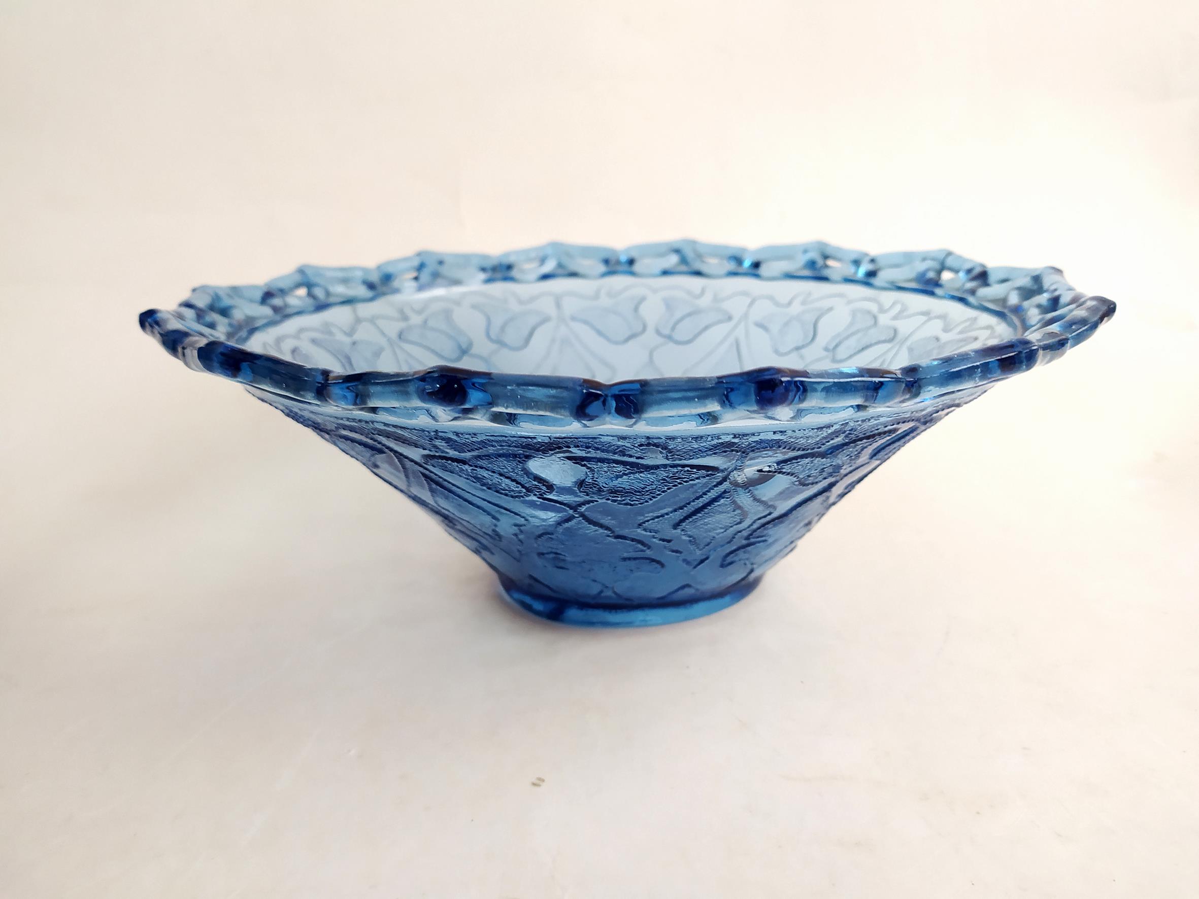  ظرف میوه خوری آبی رنگ بسیار جذاب 