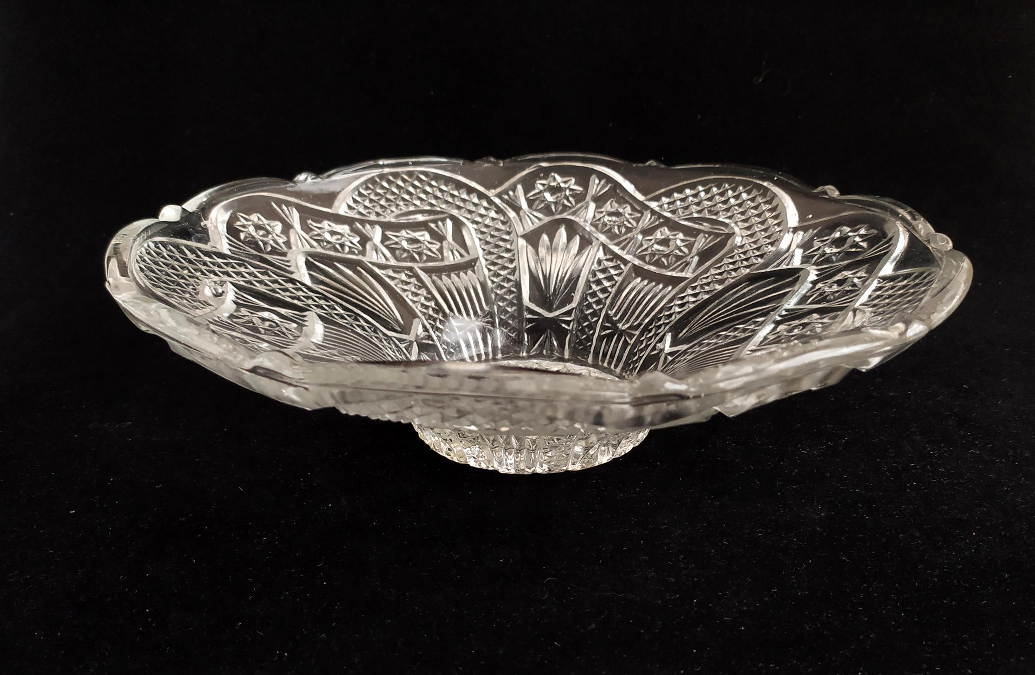  ظرف میوه خوری ضخیم کمیاب طرح تراش