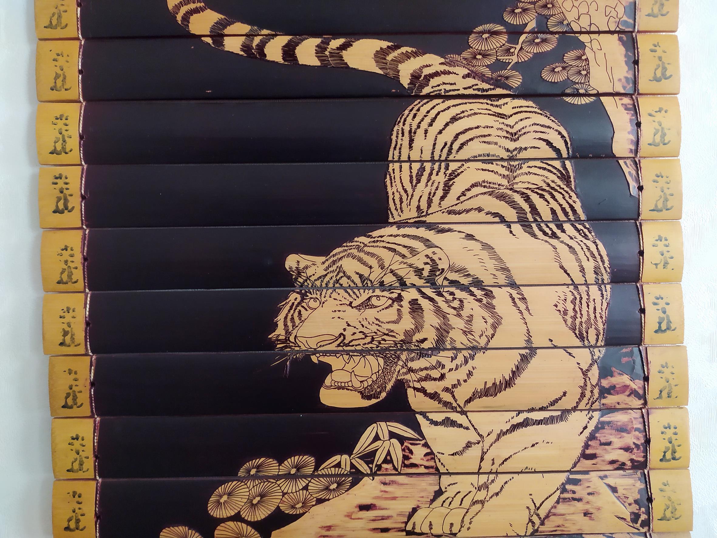 حکاکی روی بامبو سایز بزرگ بسیار ضخیم