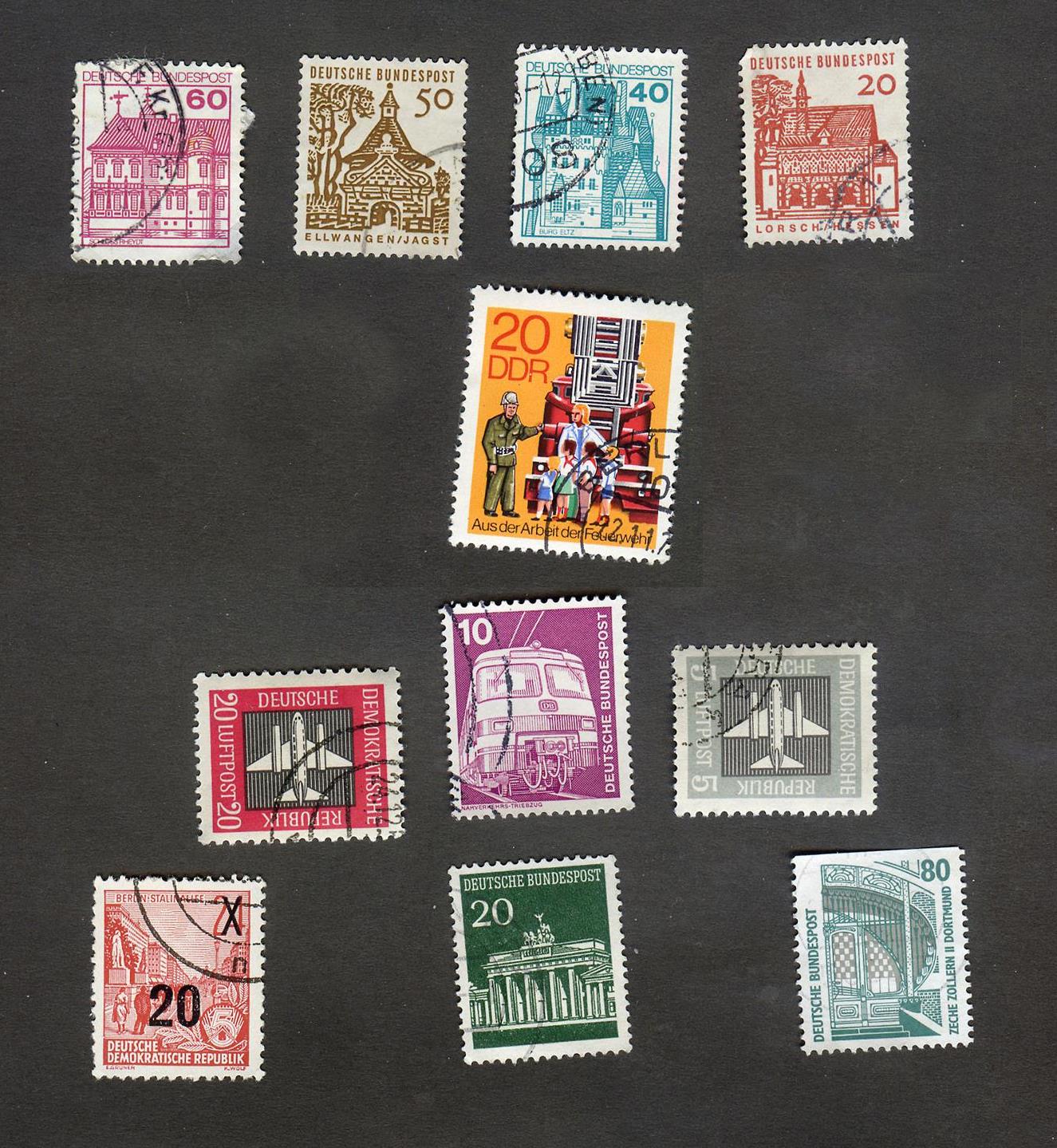 11 عدد تمبر احتمالا همه آلمان