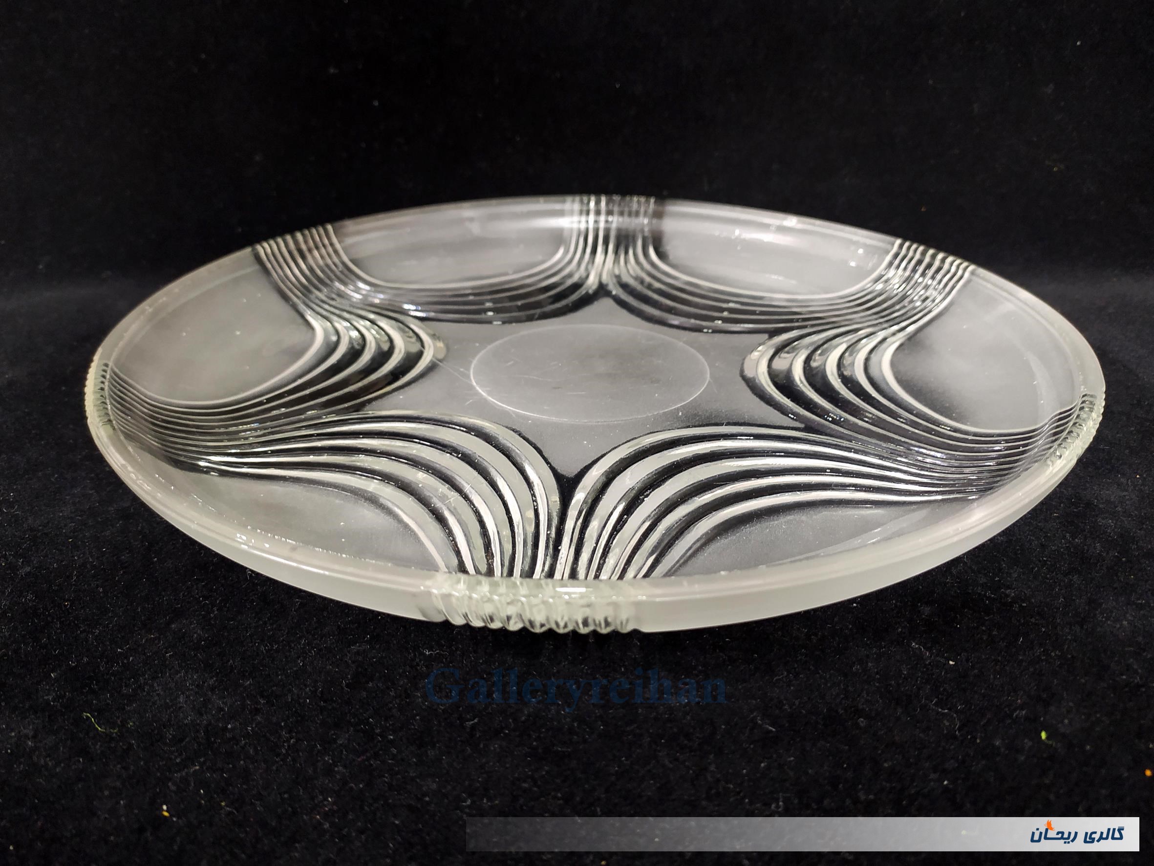  ظرف میوه یا شیرینی قدیمی طرح دورنگ 