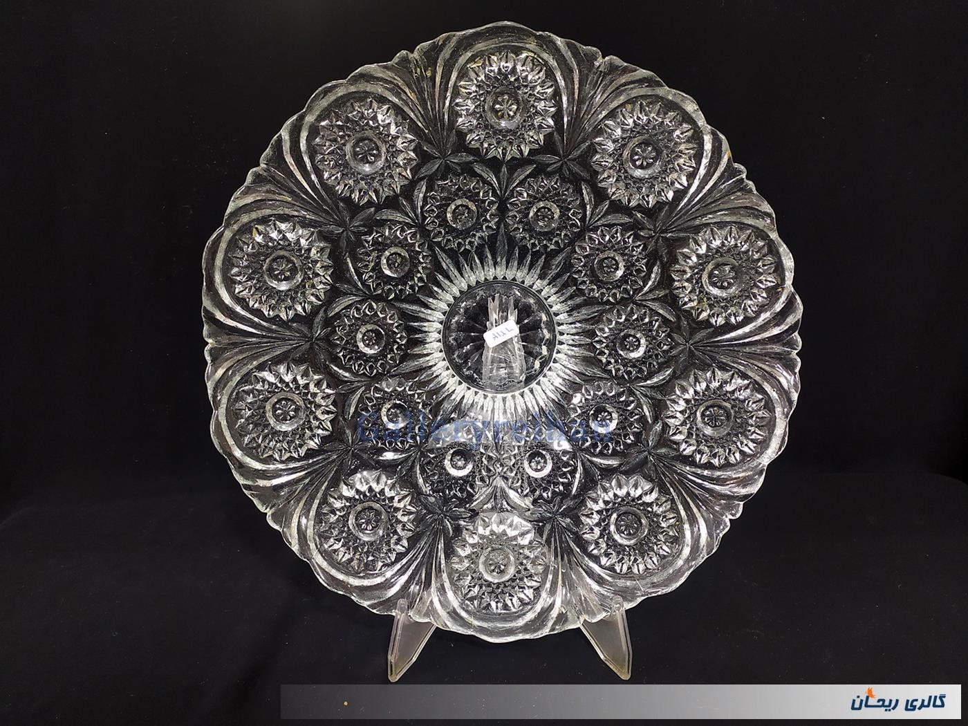  ظرف میوه خوری بلور سایز بزرگ خورشیدی 