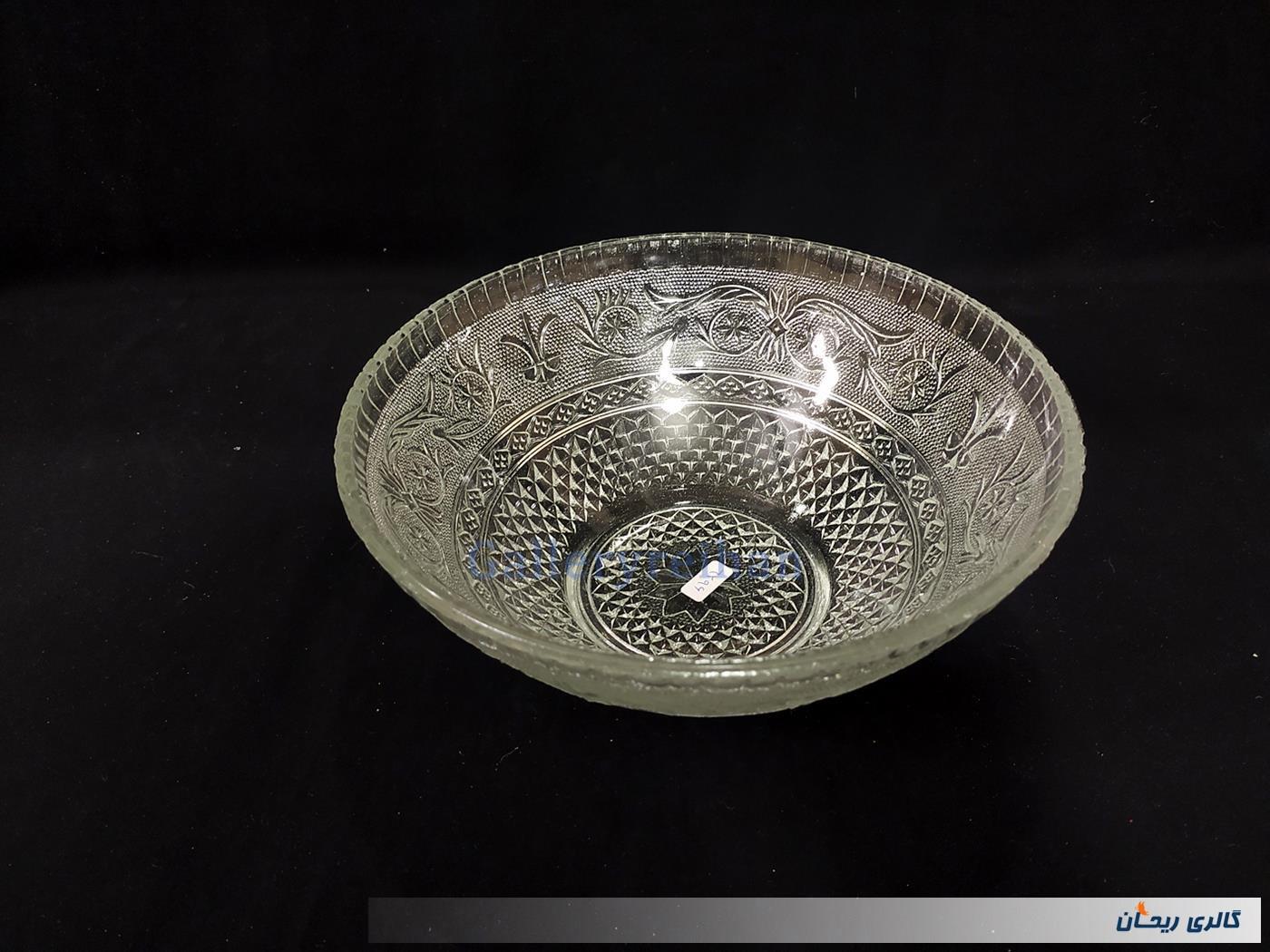  کاسه شیشه ای دانه نشان قدیمی