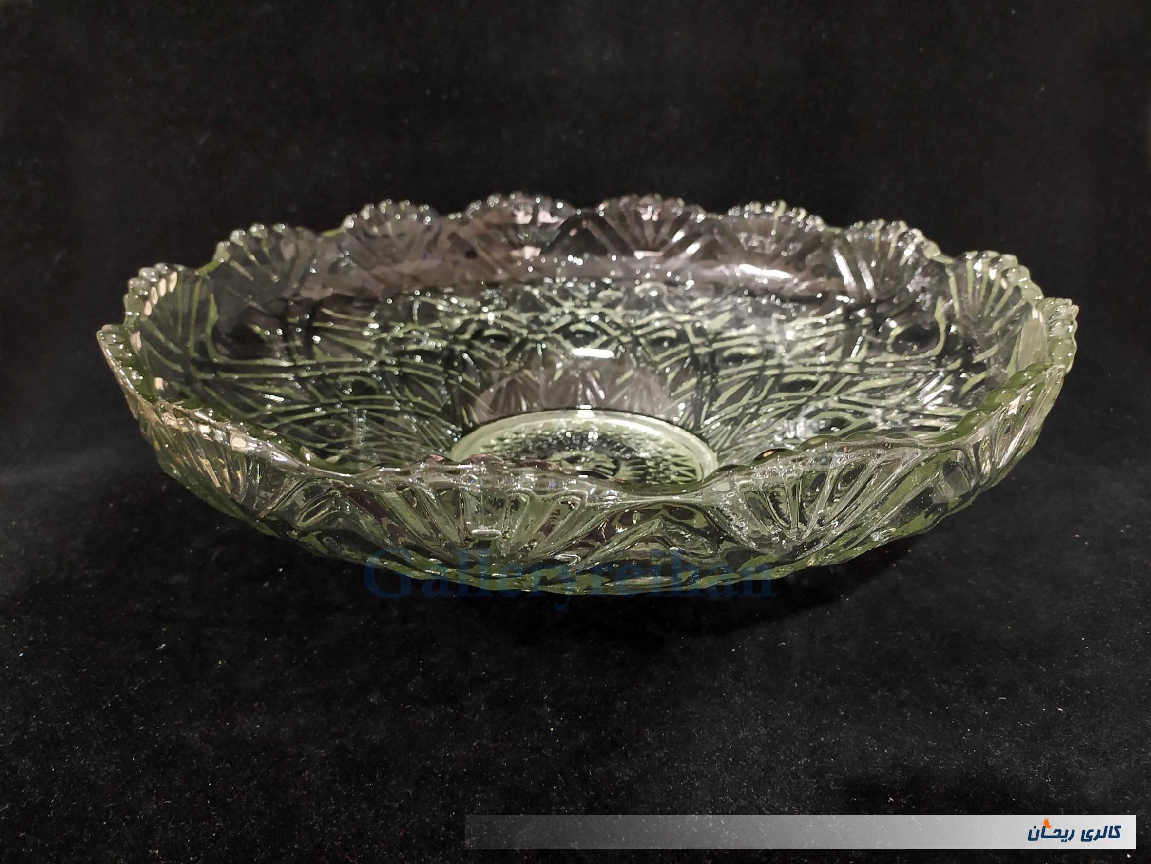ظرف میوه خوری غول پیکر بلور قدیمی