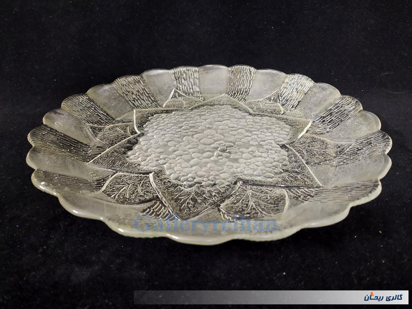  ظرف شیرینی یا میوه خوری قدیمی طرح گل