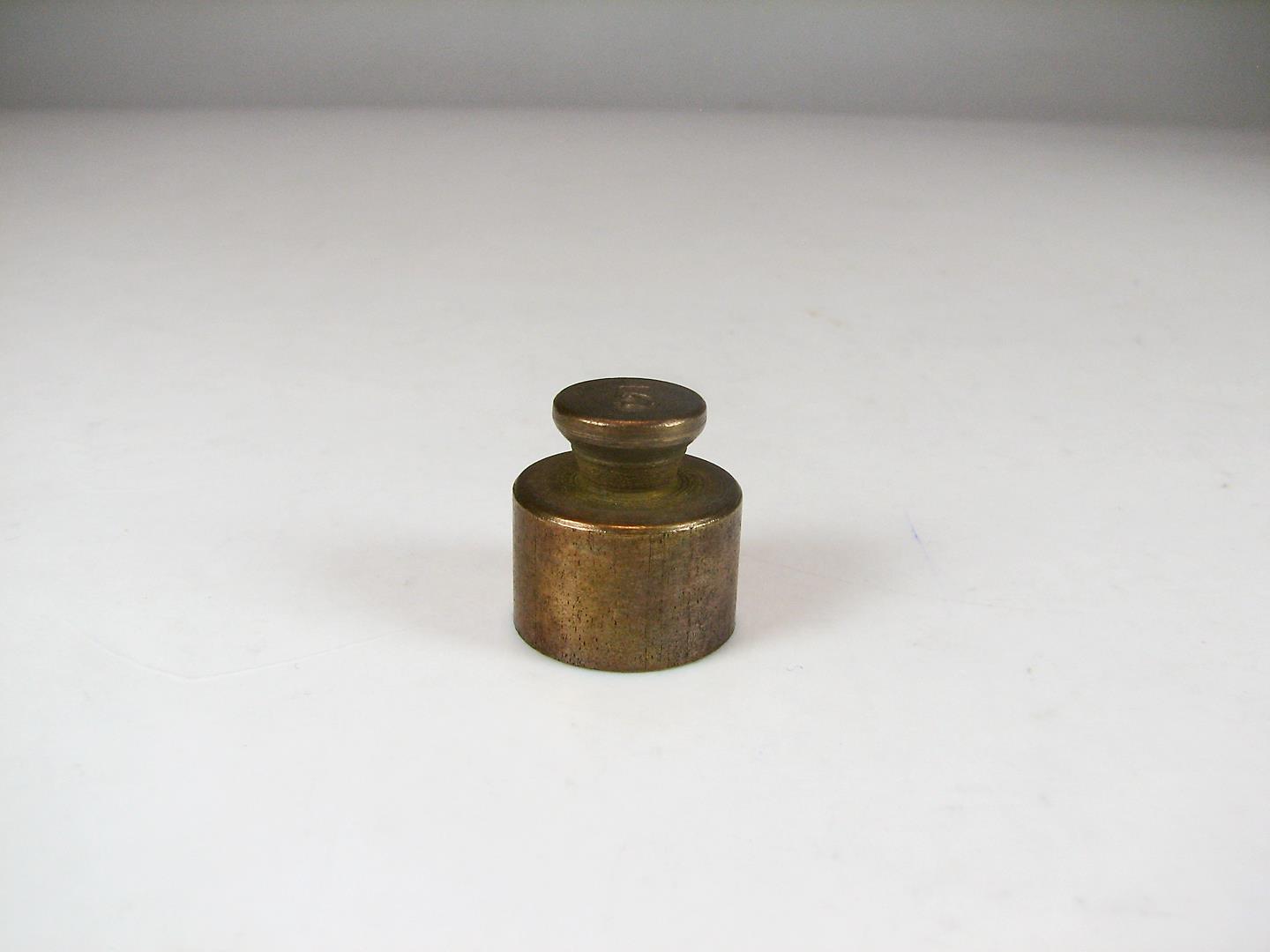  وزنه آهنی روکشدار قدیمی 5 مثقالی