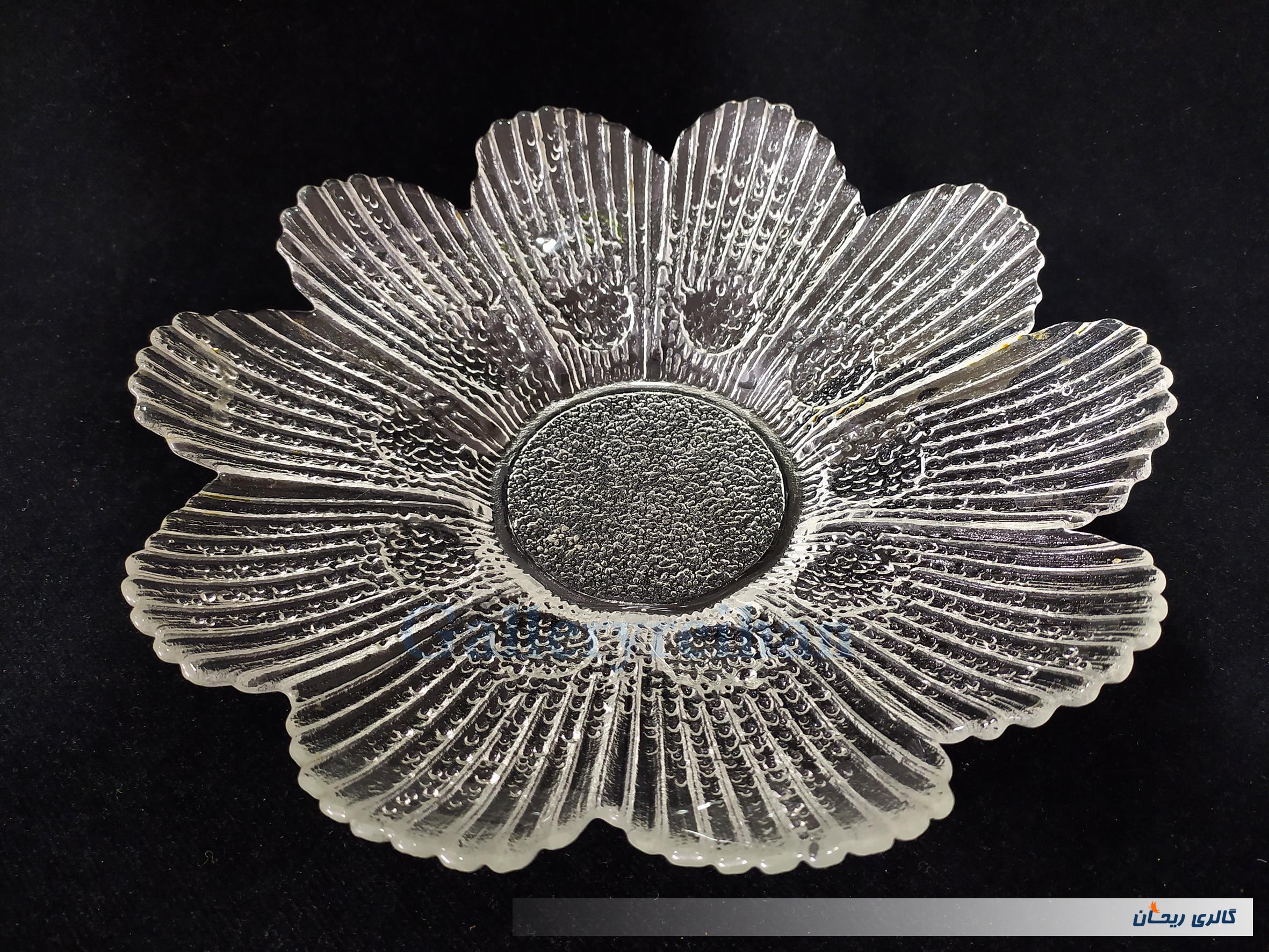  ظرف میوه خوری بلور یخی بسیار زیبا