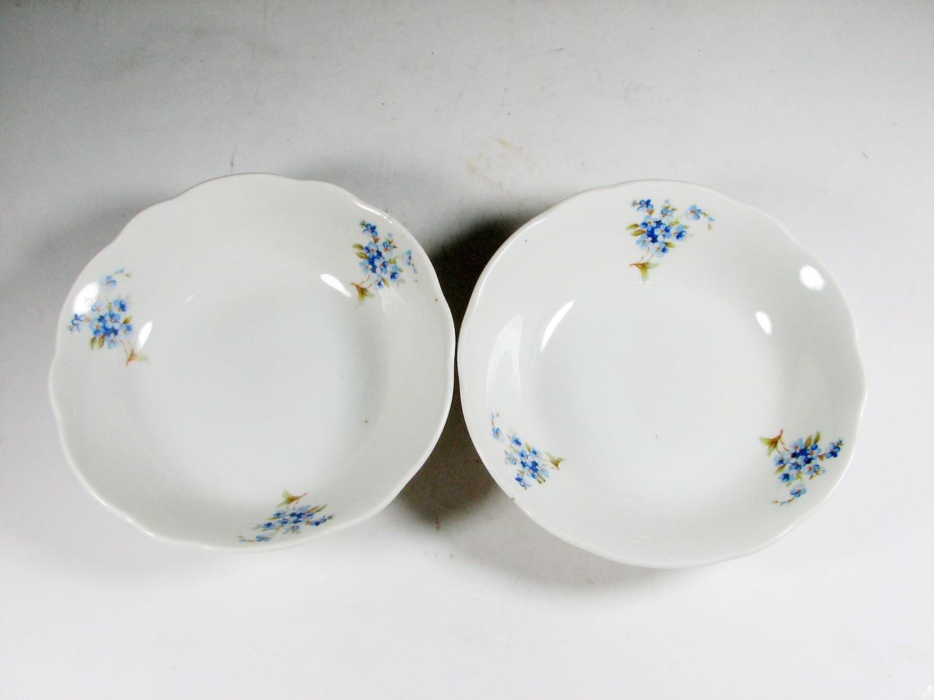  جفت کمپوت خوری طرح شکوفه های آبی