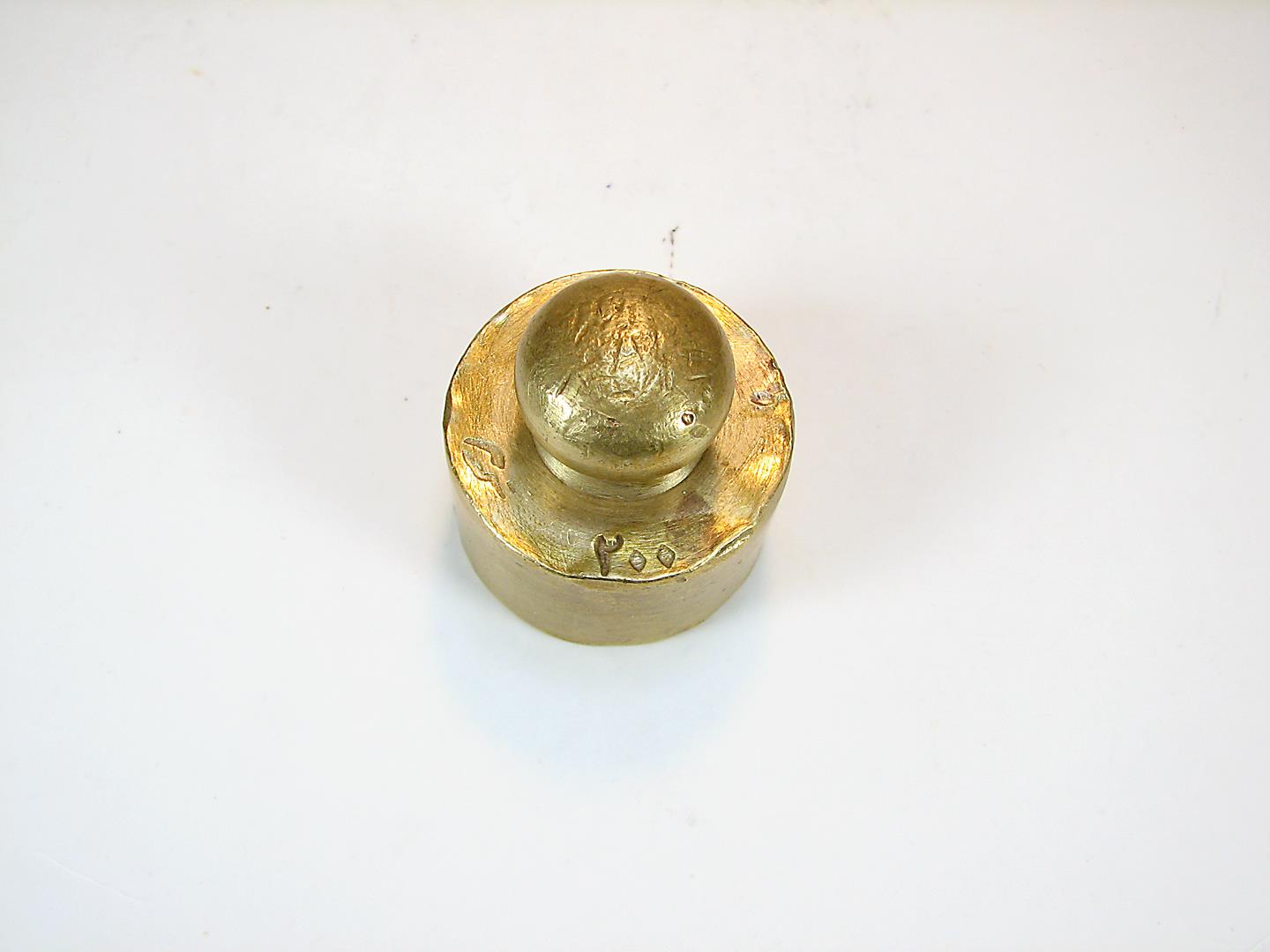  وزنه برنجی قدیمی 200 گرمی کلکسیونی