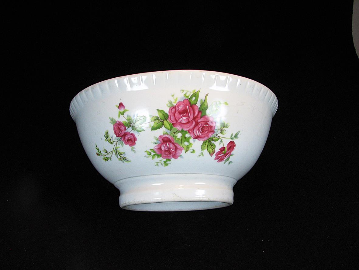  کاسه چینی قدیمی گل سرخی زیبا