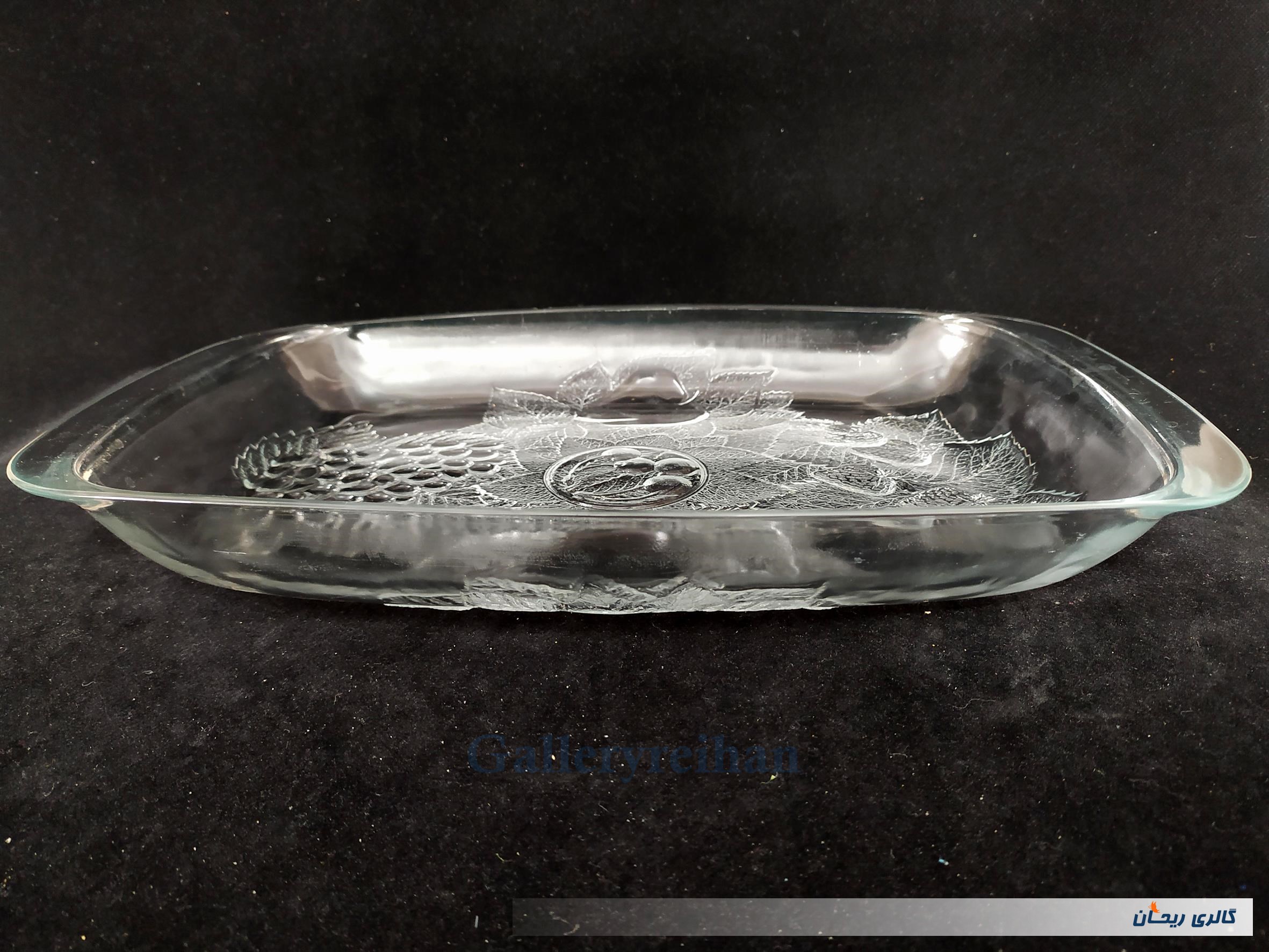 ظرف میوه خوری ضخیم قدیمی طرح میوه