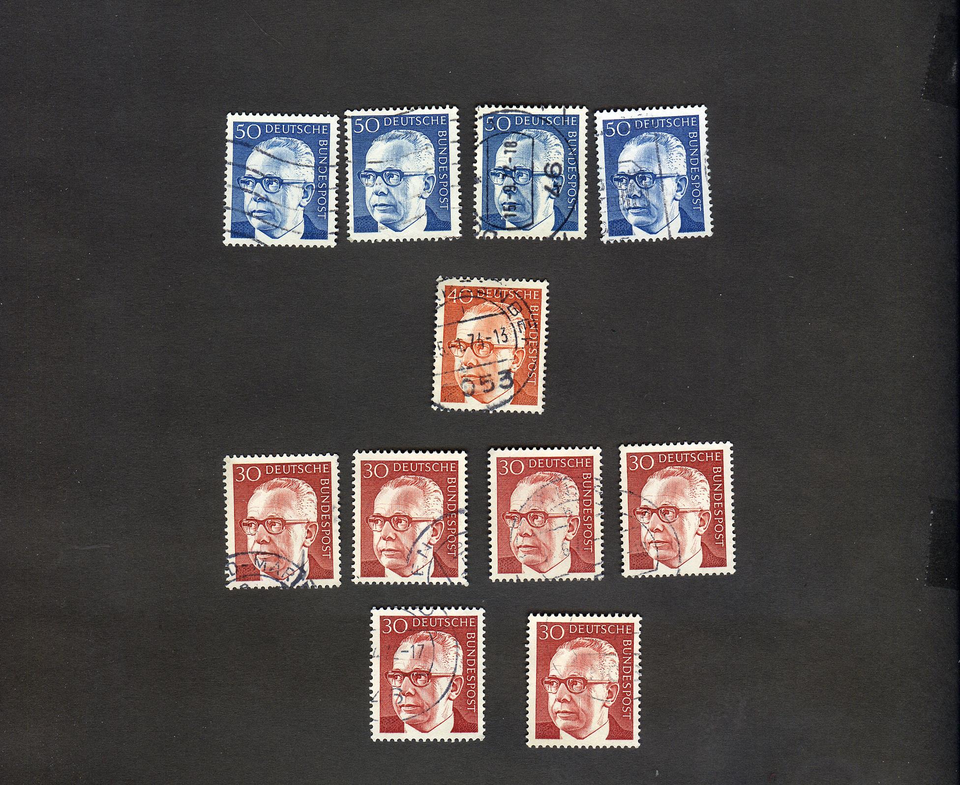  11 عدد تمبر کشور آلمان