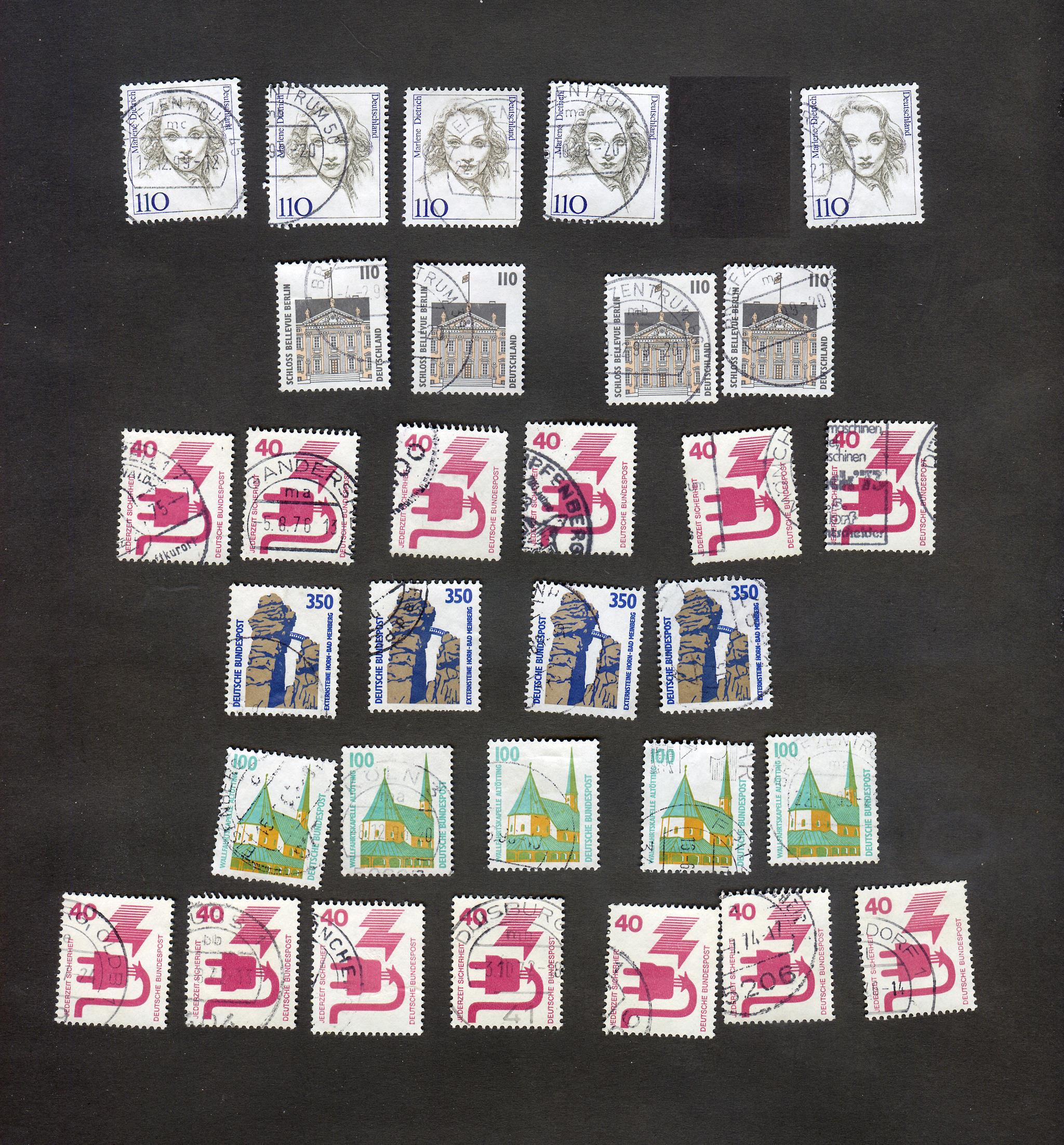  31 عدد تمبر کشور آلمان