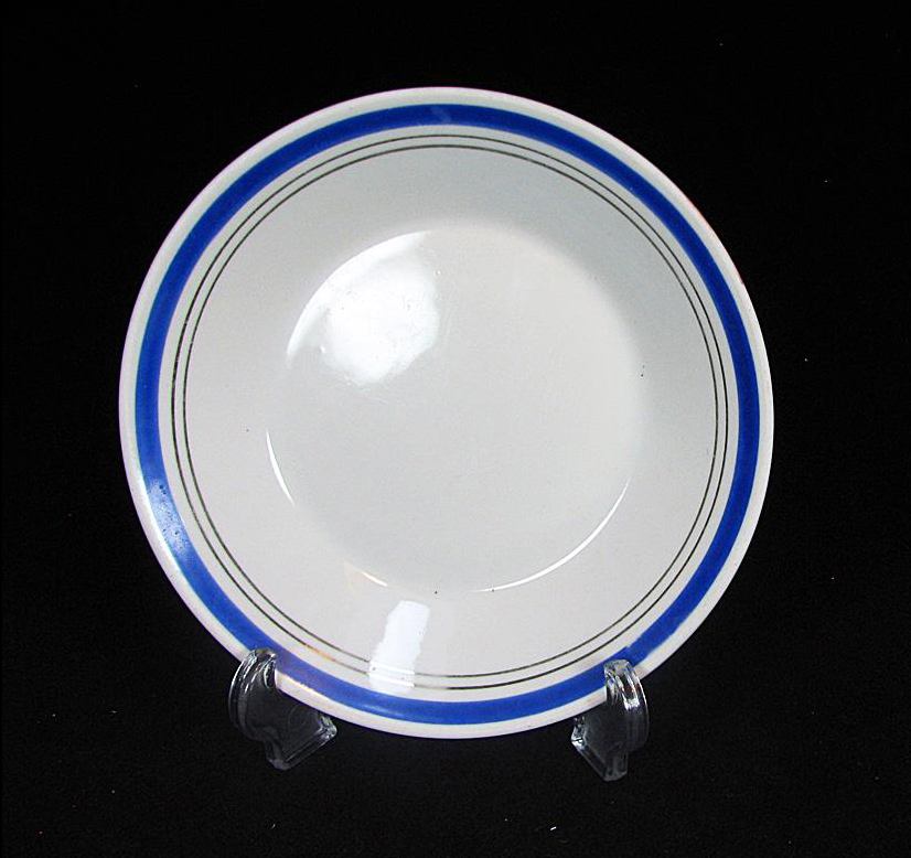 کاسه کمپوت خوری قدیمی روسی نوار آبی 