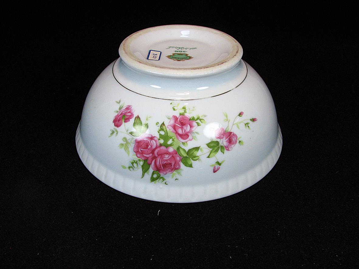 کاسه چینی قدیمی گل سرخی دورو گل 