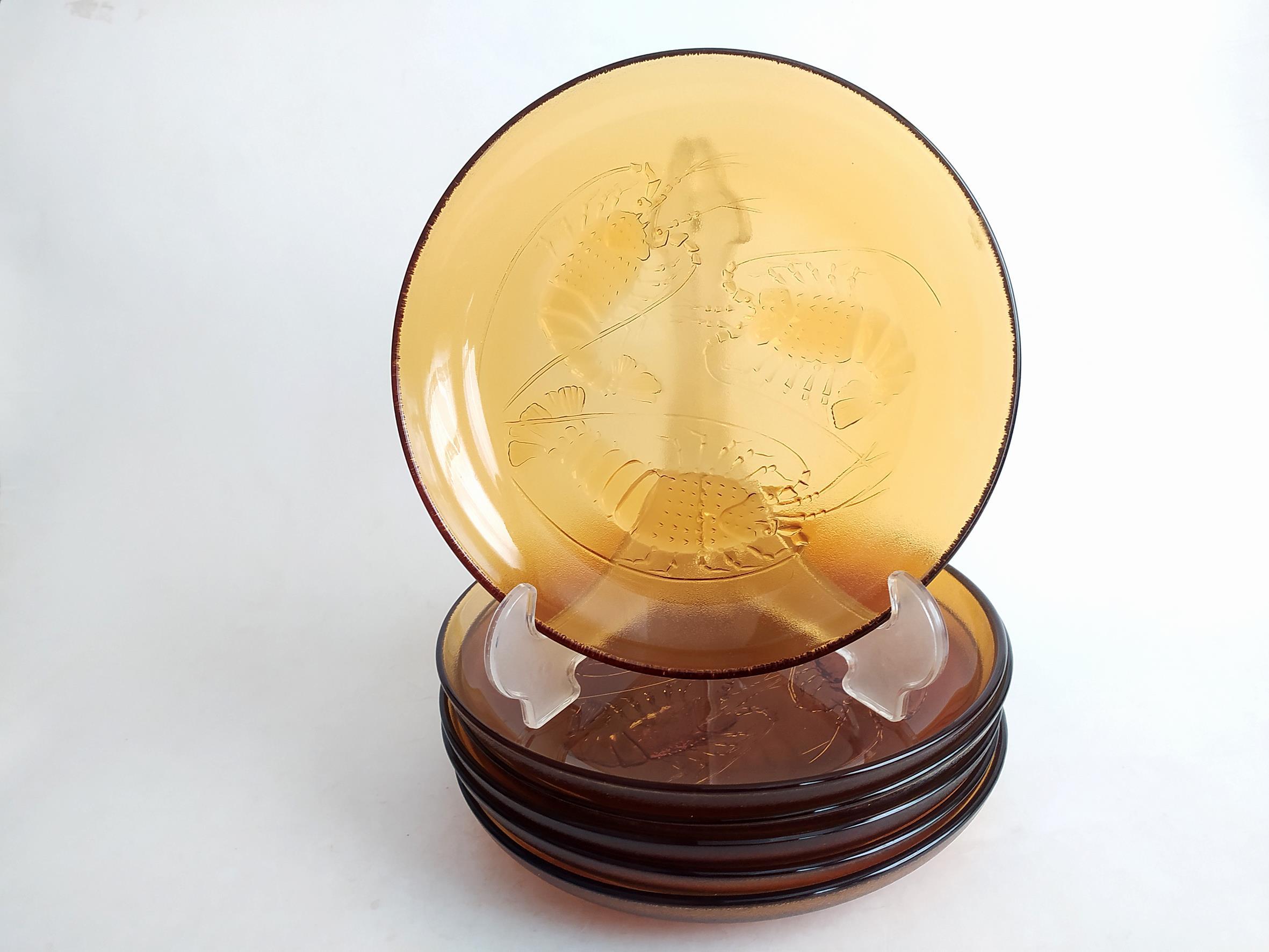  6عدد بشقاب بزرگ میگو عسلی اندونزی 