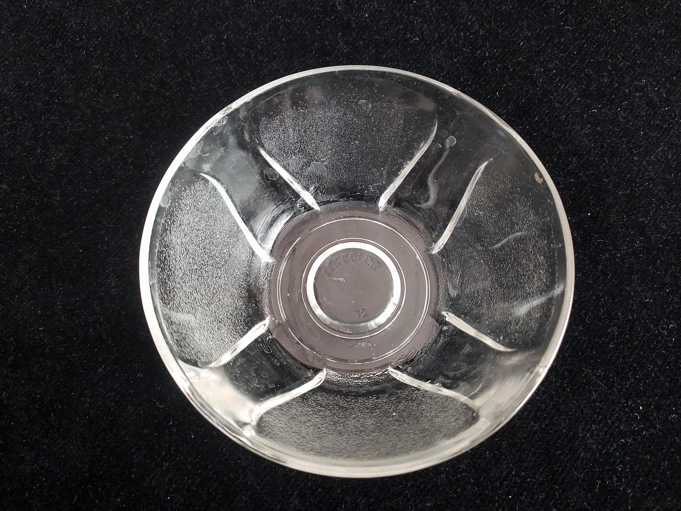  1عدد کاسه بلور قدیمی مات و براق