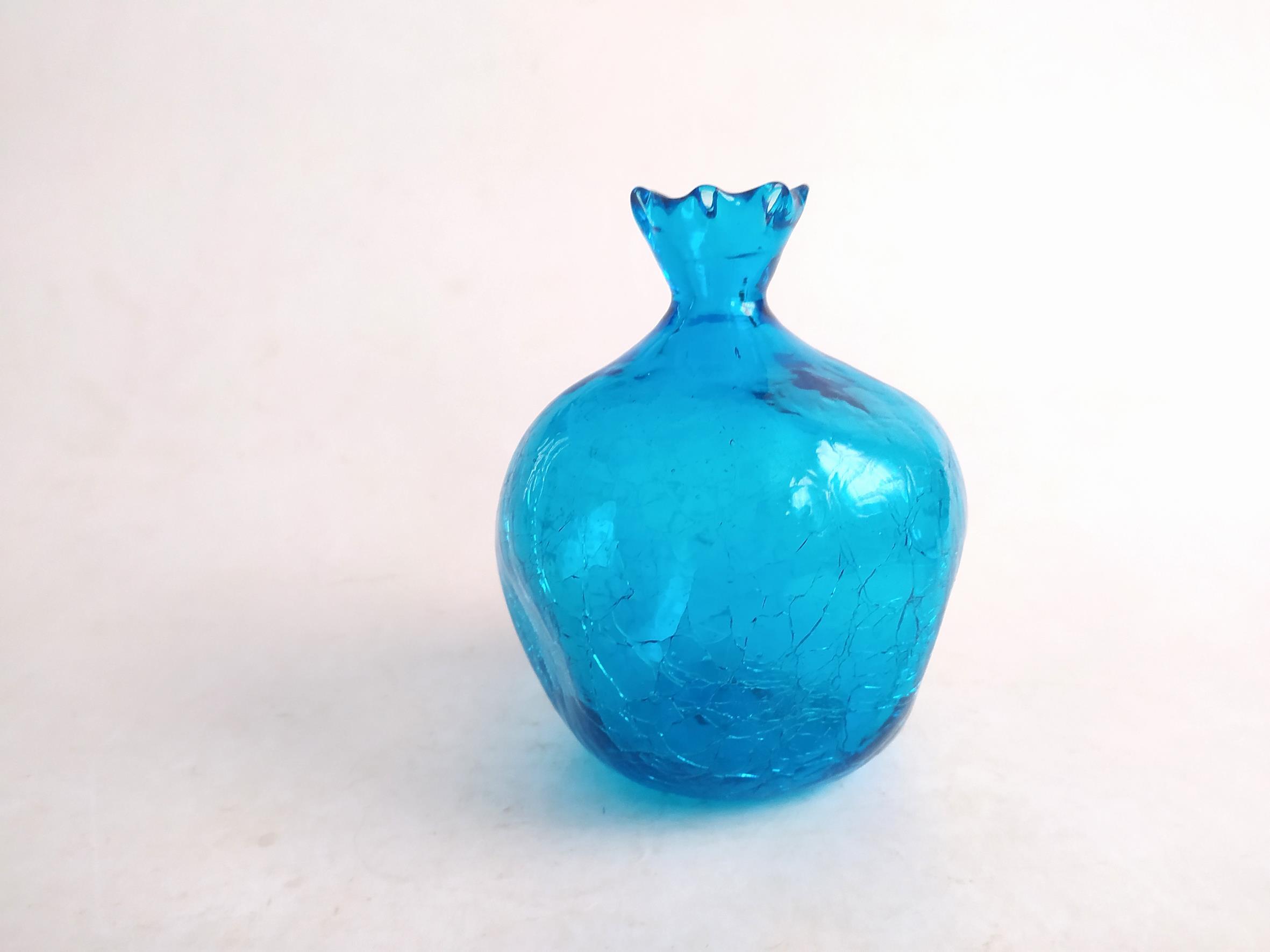  انار شیشه ای دستساز آبگز (ترکدار) 