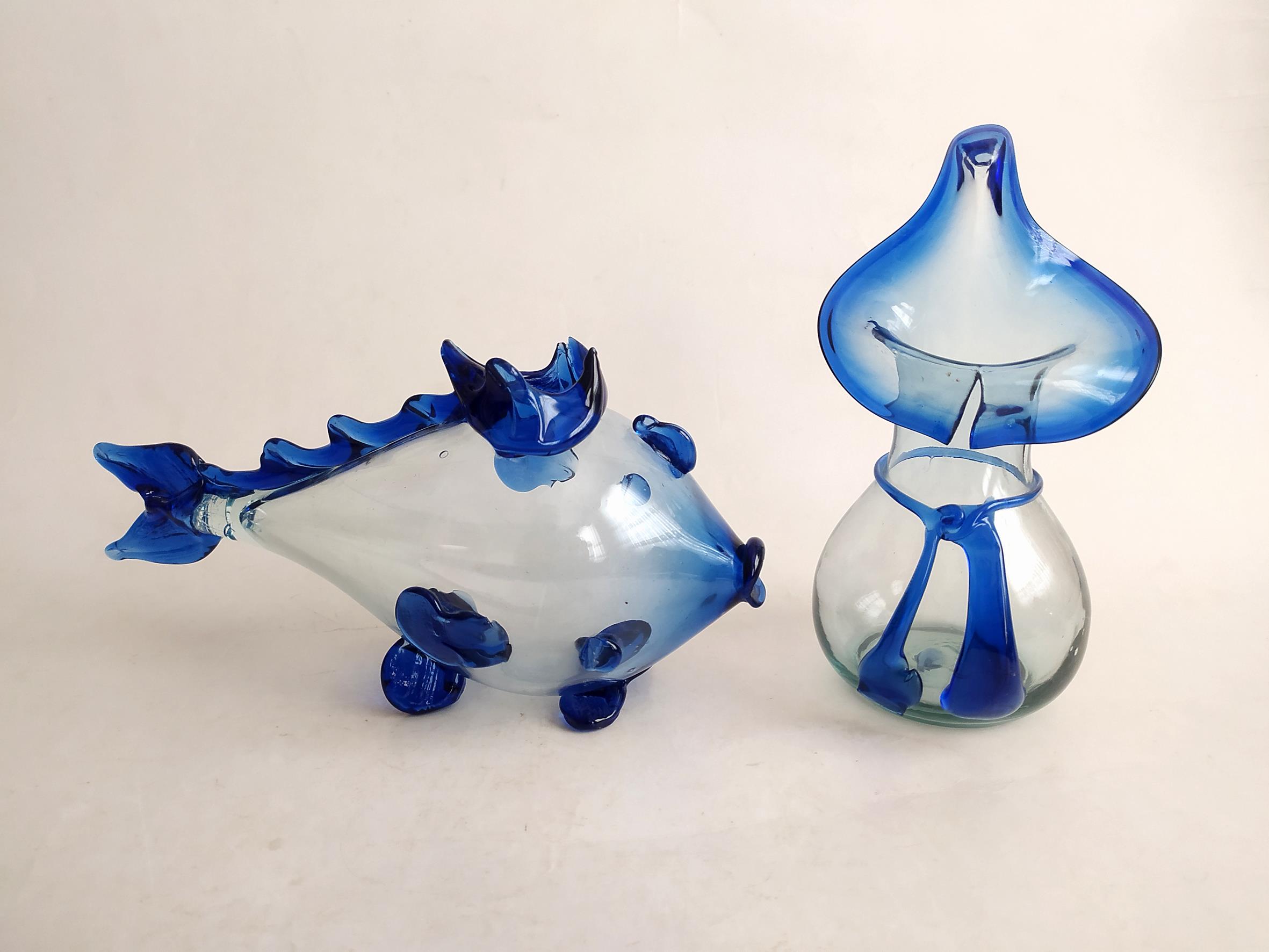  گلدان و تنگ ماهی قدیمی دستساز زیبا 