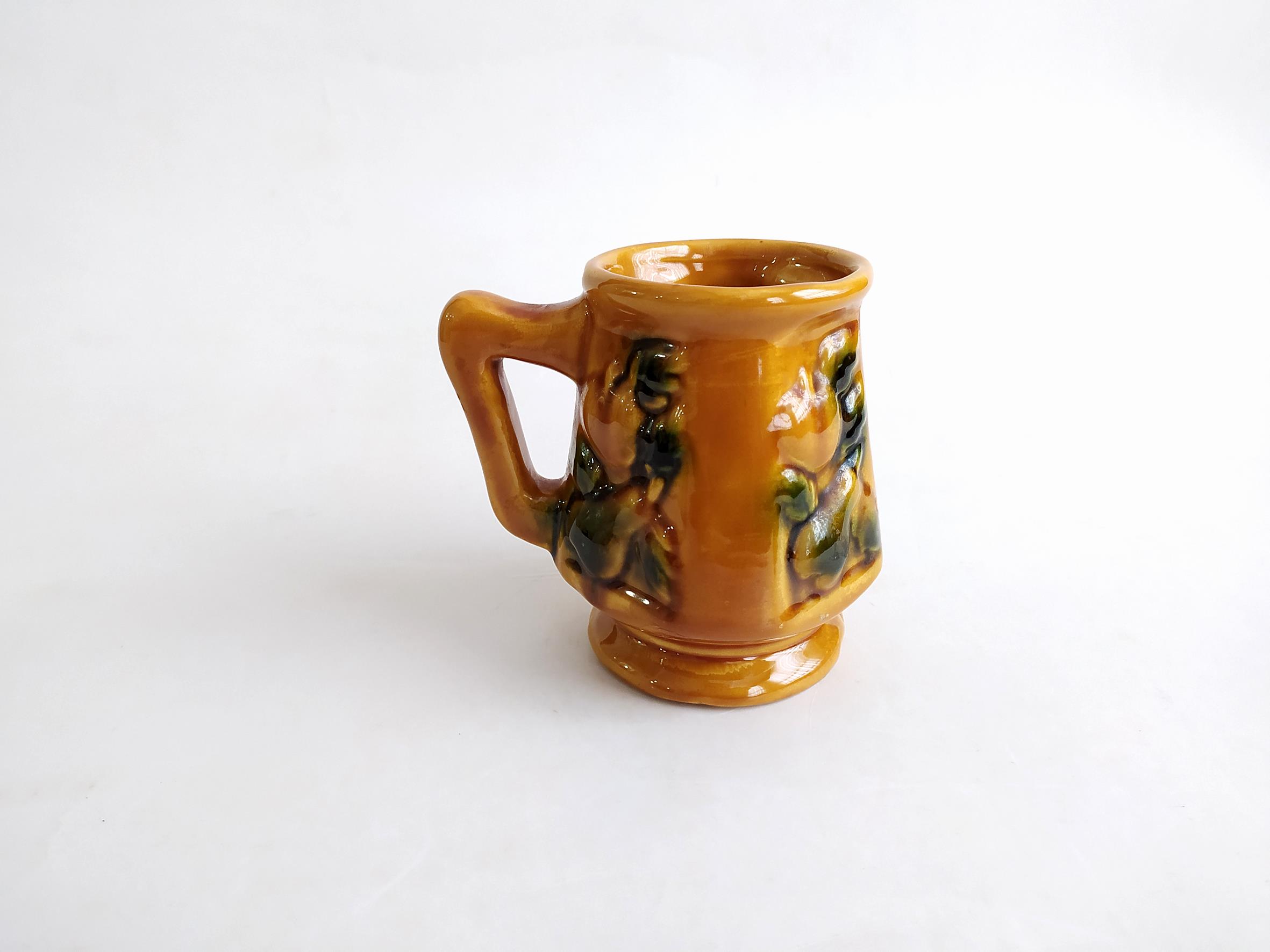 لیوان سرامیکی طرح میوه قدیمی زیبا 