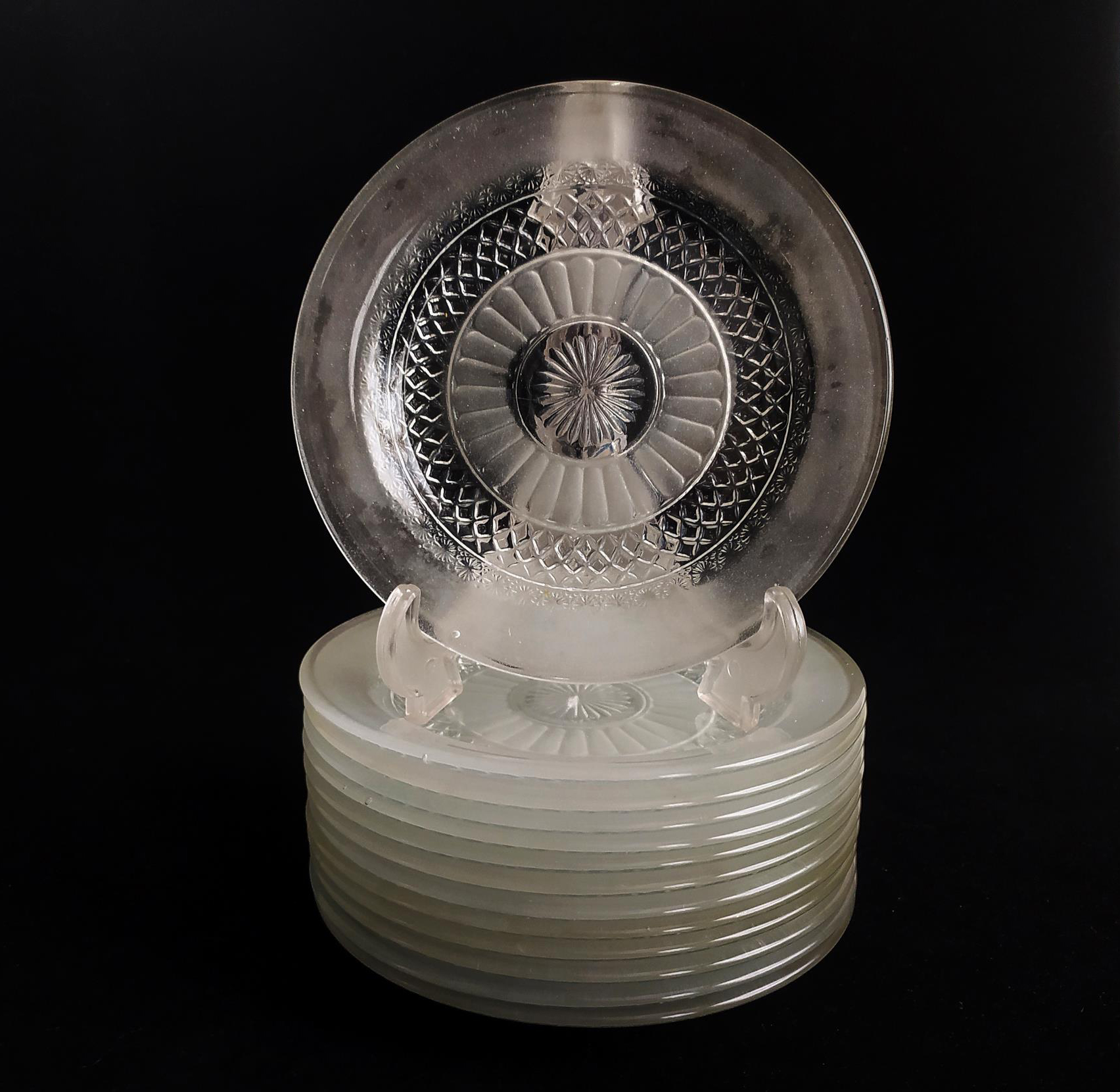 13 عدد پیش دستی نو قدیمی دو رنگ زیبا 