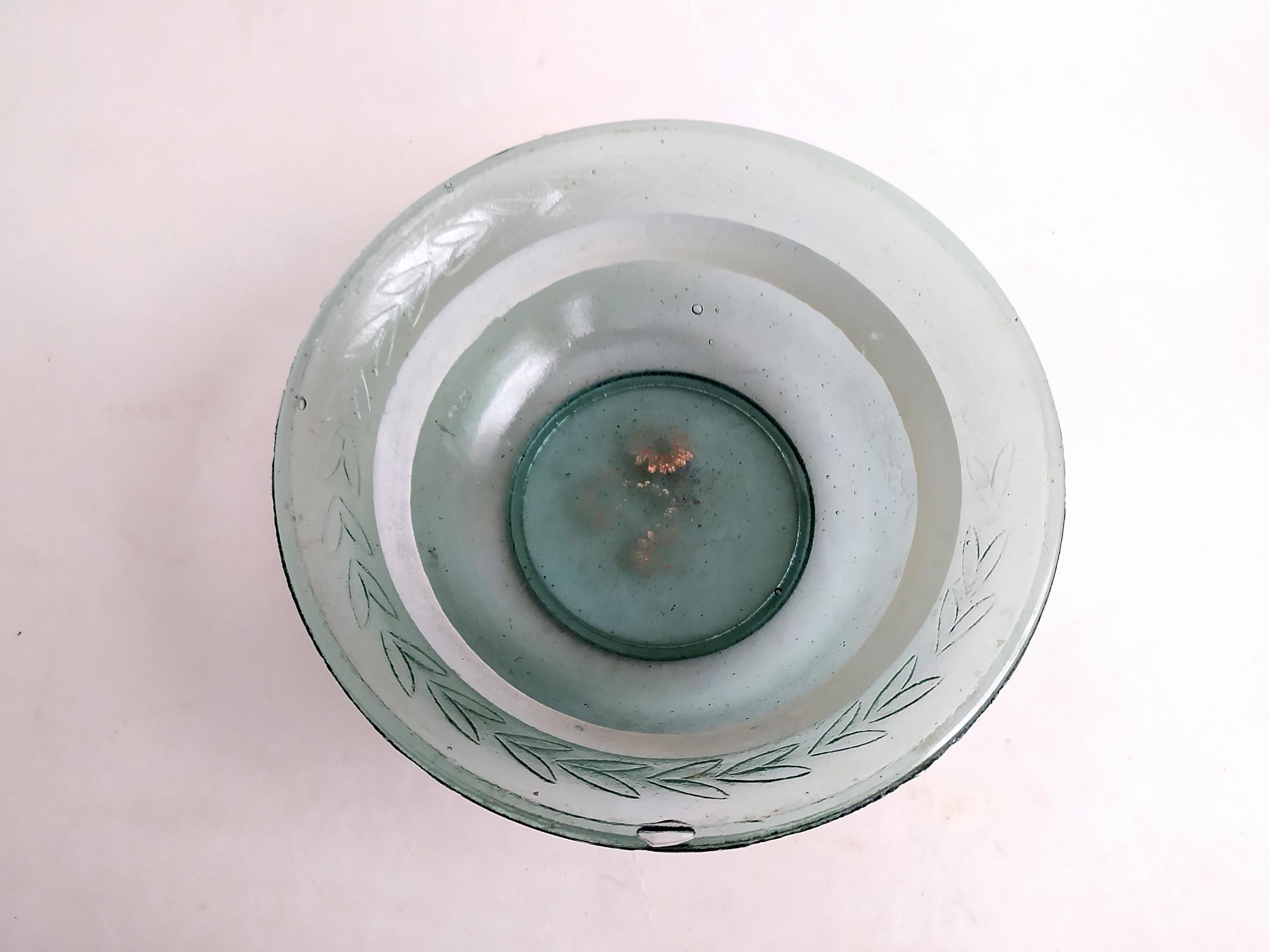  ظرف میوه خوری قدیمی ایرانی طرح و نقش دار 