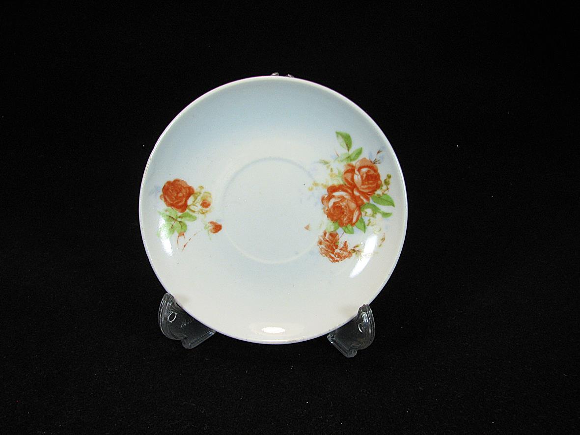 دیوارکوب یا زیر فنجانی گل سرخی کوچک قدیمی 