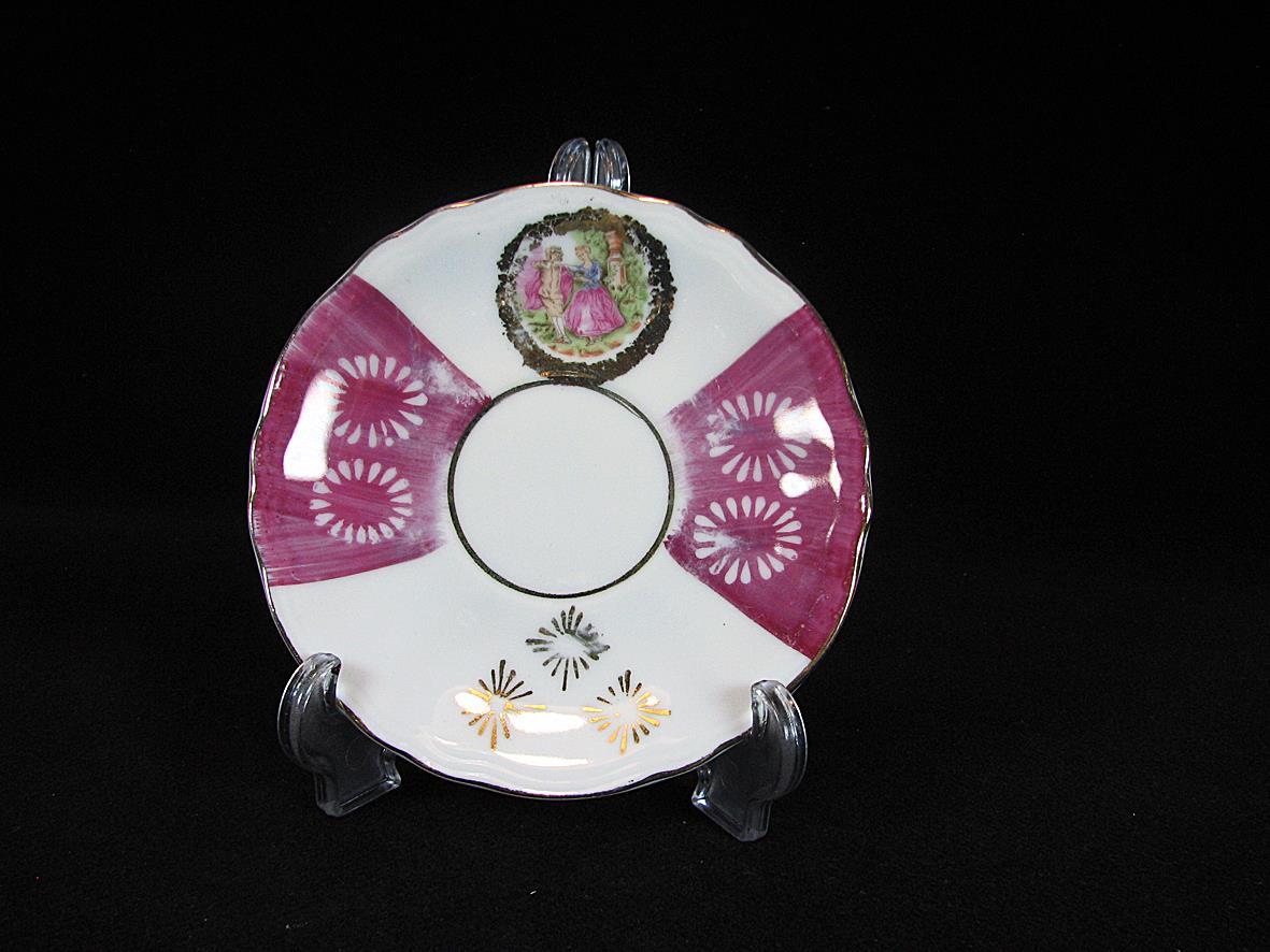 دیوارکوب یا زیرفنجانی لیلی و مجنون قدیمی