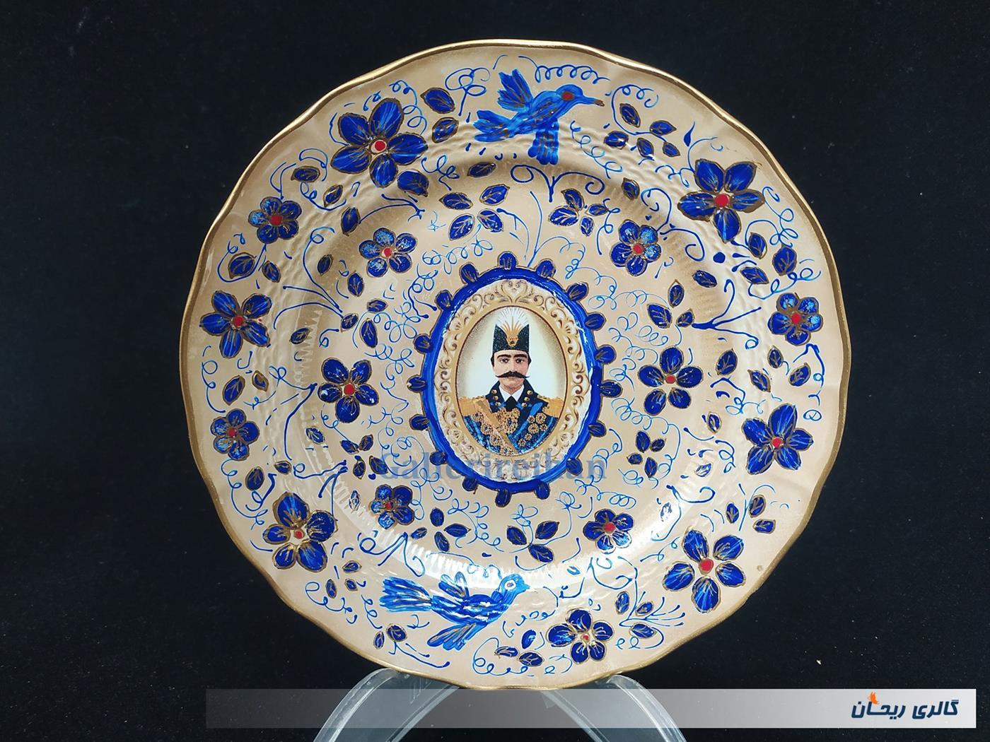 دیوارکوب قلم آبی جدید نقاشی کار دست 20CM