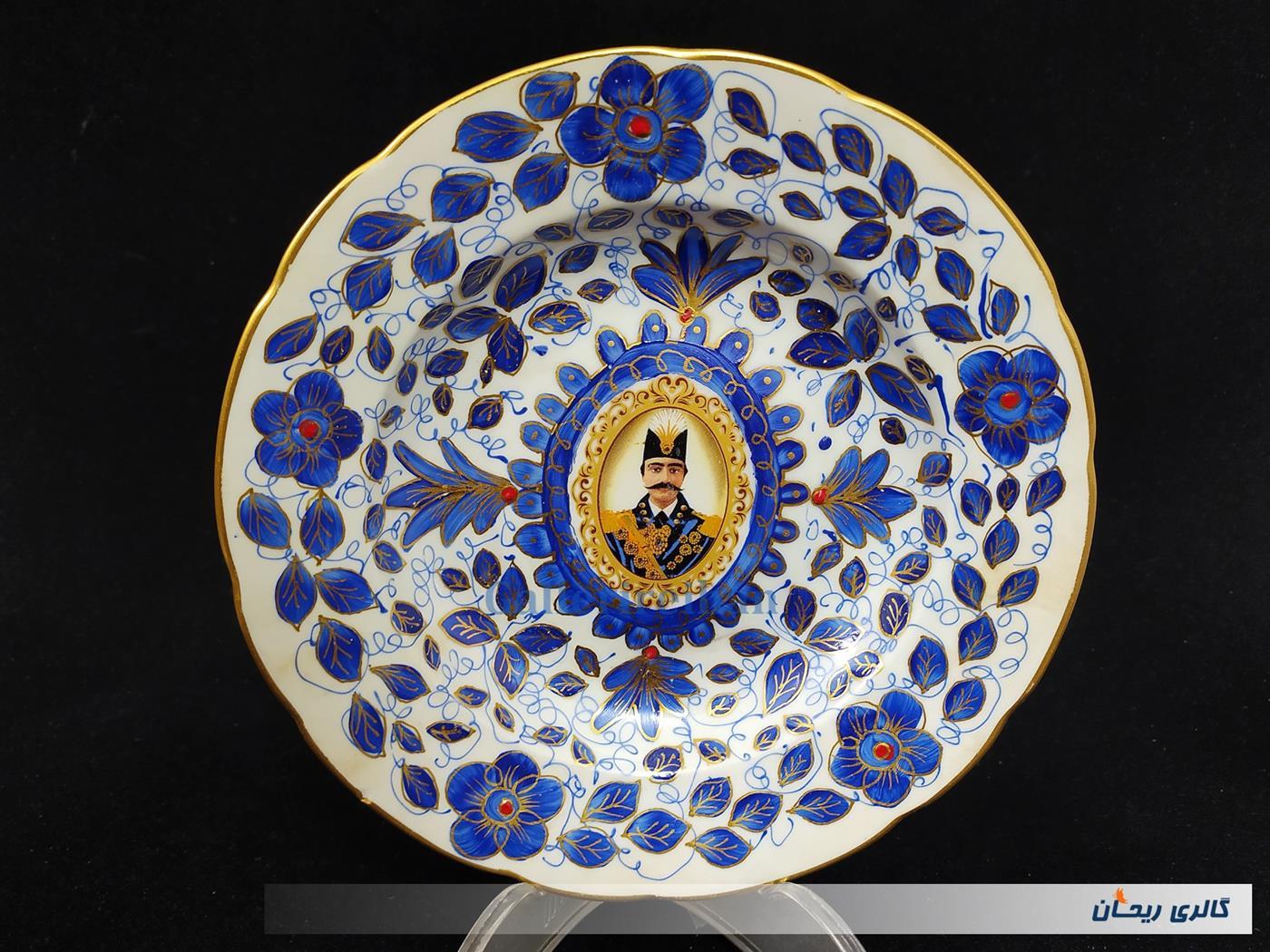 دیوارکوب قلم آبی جدید نقاشی کار دست 22CM 