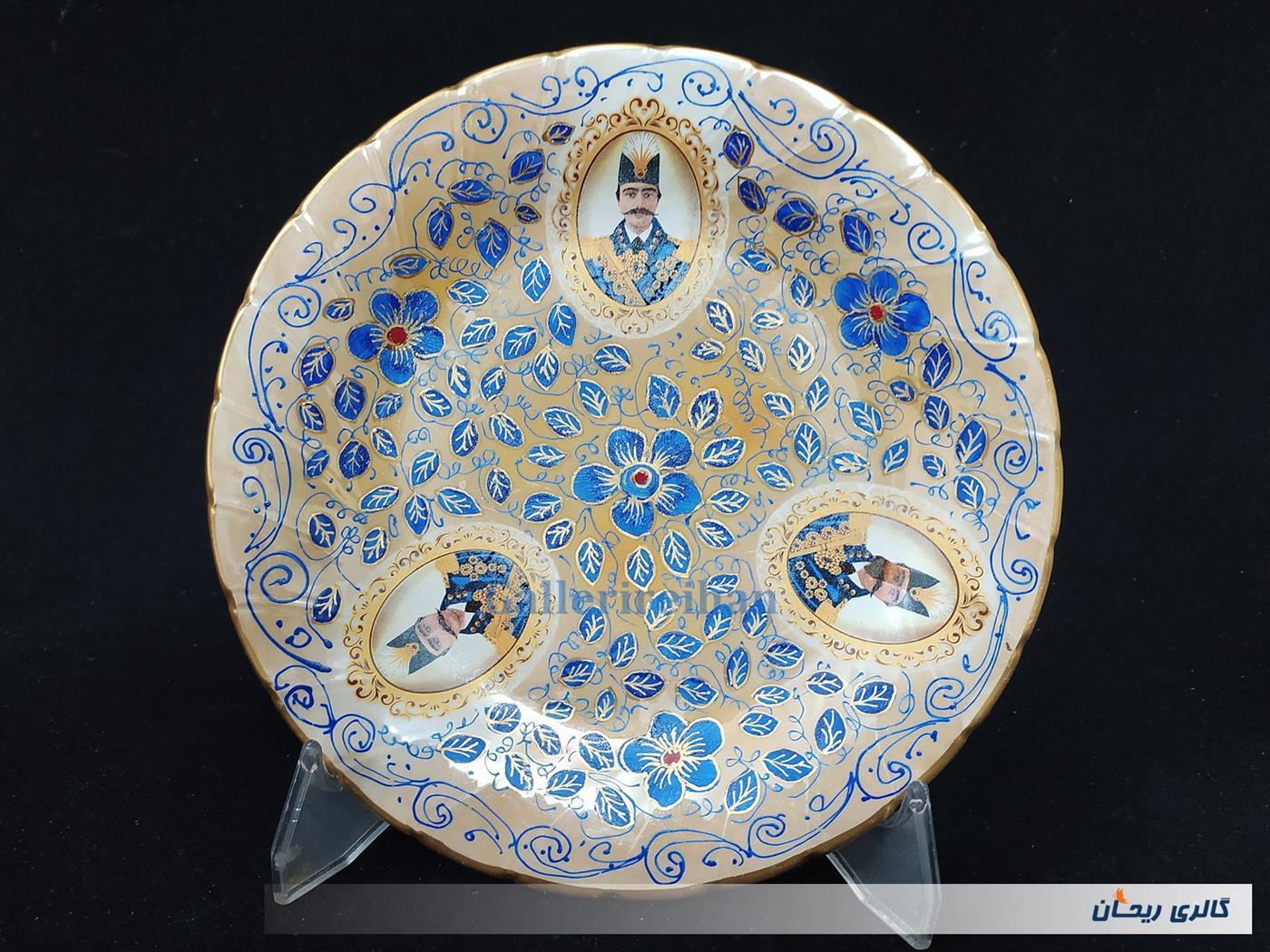 دیوارکوب قلم آبی جدید نقاشی کار دست 24CM 