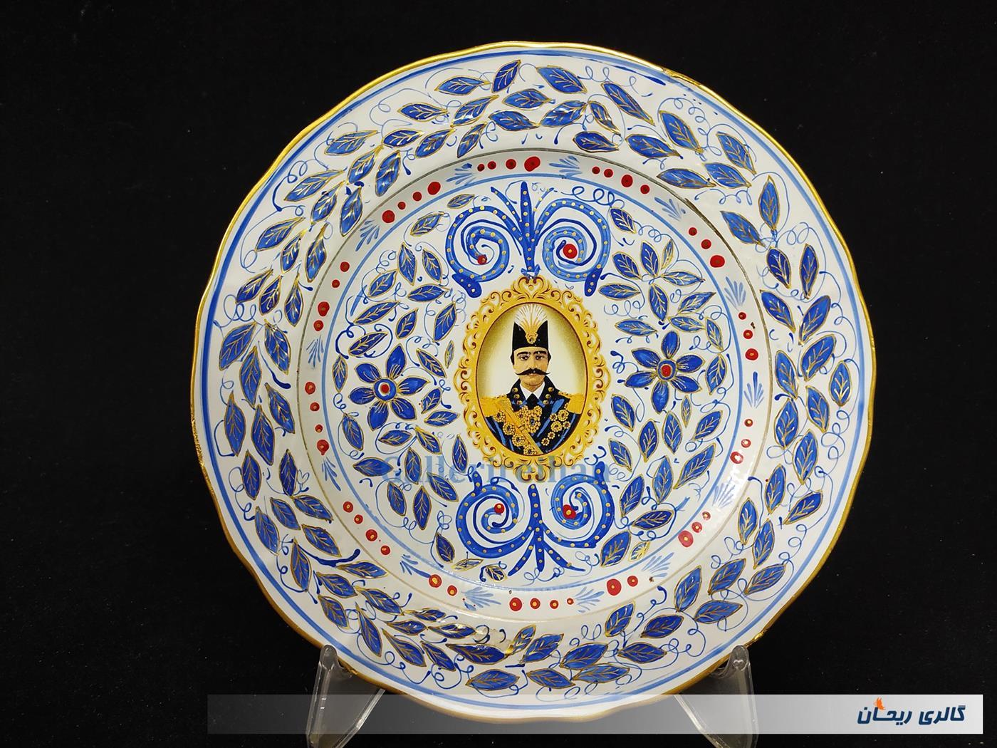 دیوارکوب قلم آبی جدید نقاشی کار دست 25CM