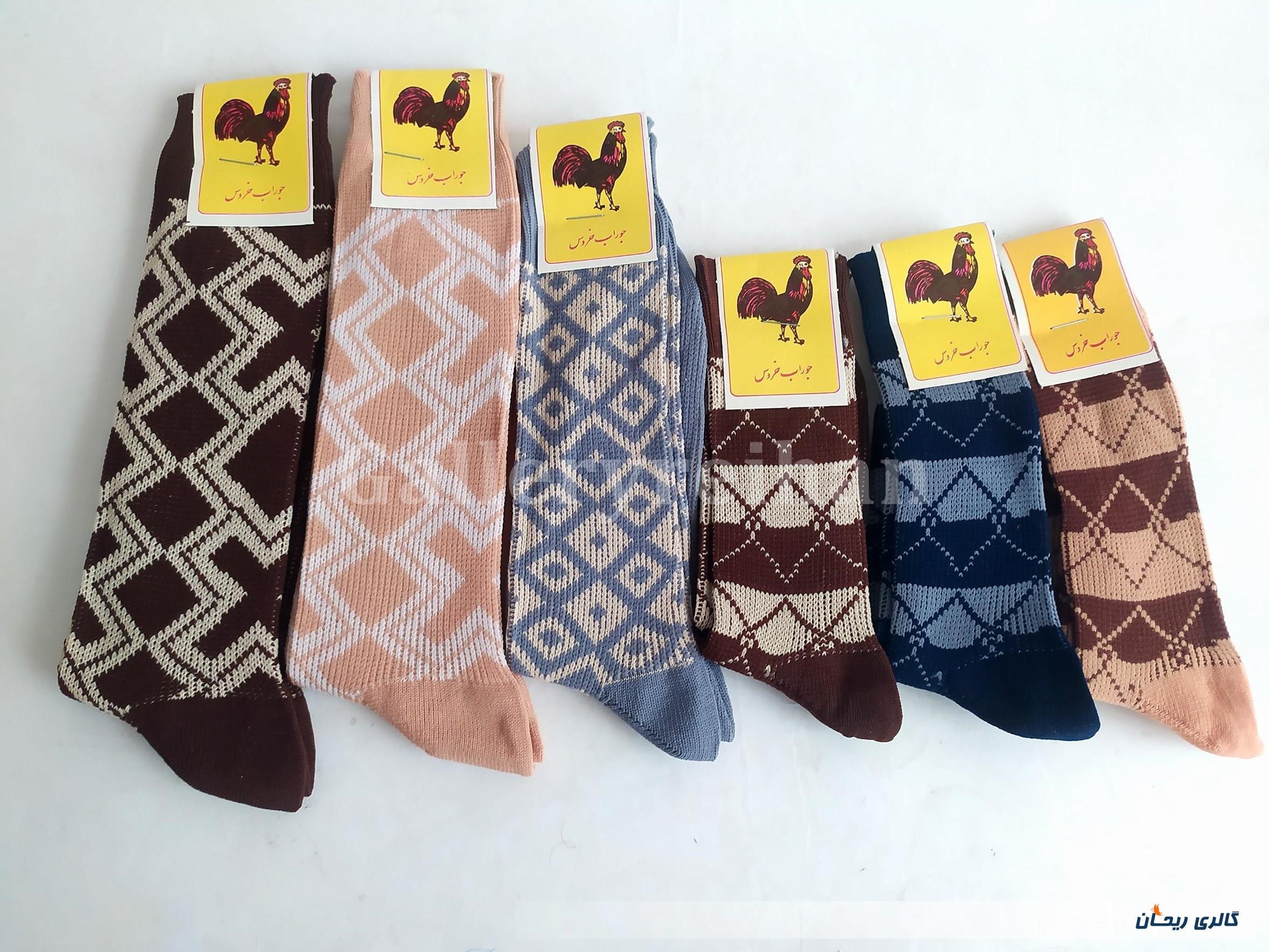 6 جفت جوارب کودکانه قدیمی و استفاده نشده 