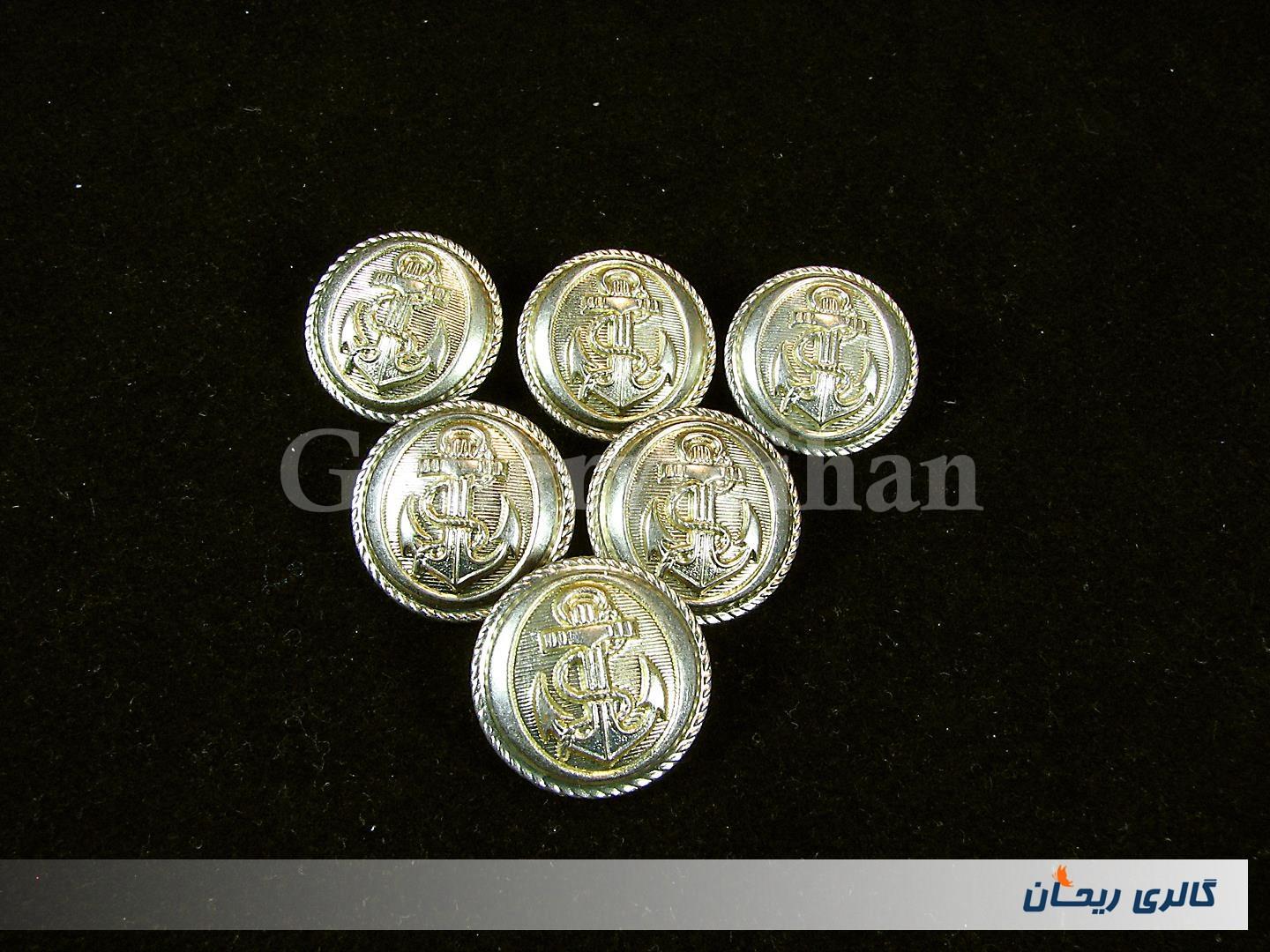 6عدد دکمه کلکسیونی سبک وزن نیروی دریایی