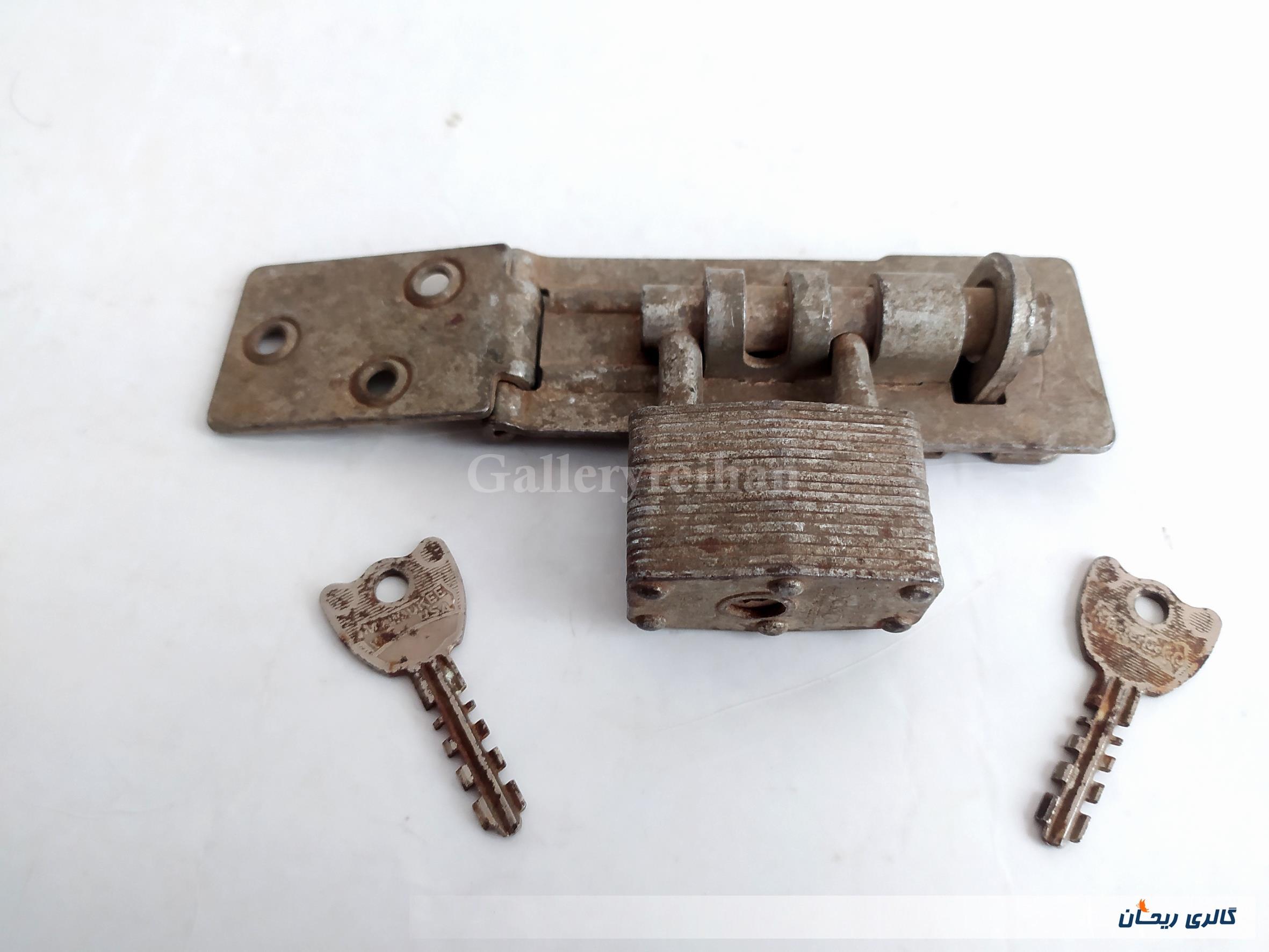 قفل چفتی بسیار کمیاب ساخت کشور آمریکا