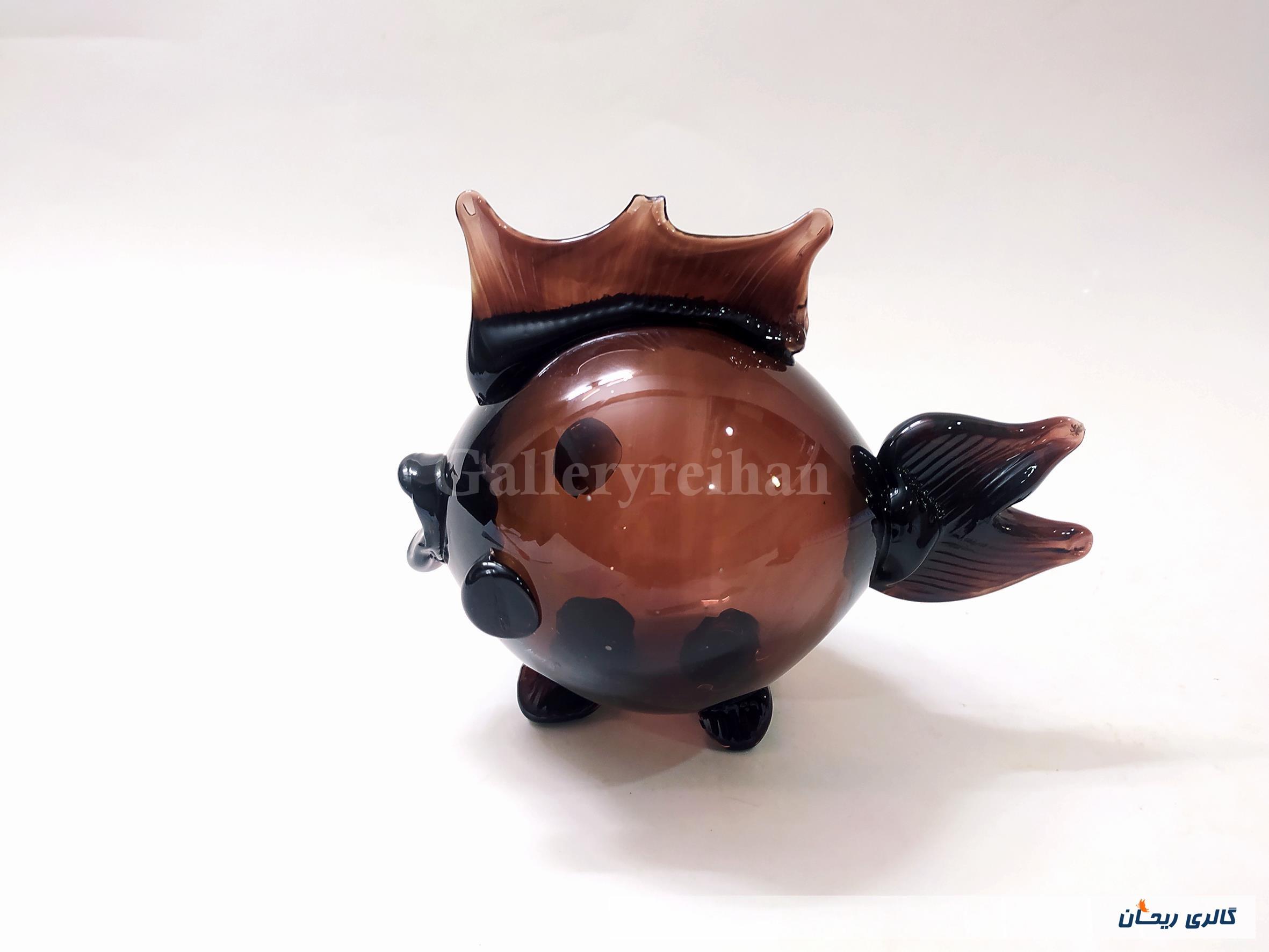 ماهی کمیاب دستساز بسیار زیبا و زرشکی رنگ