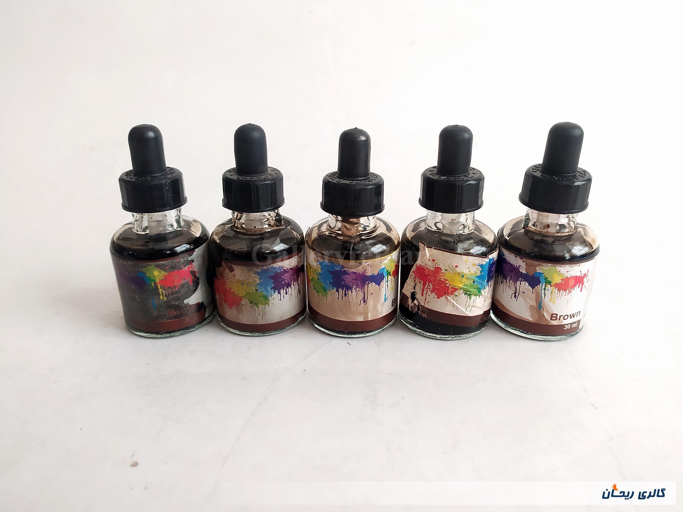 5عدد رنگ اکولین قهوه ای مارک سیرنگ 30ml