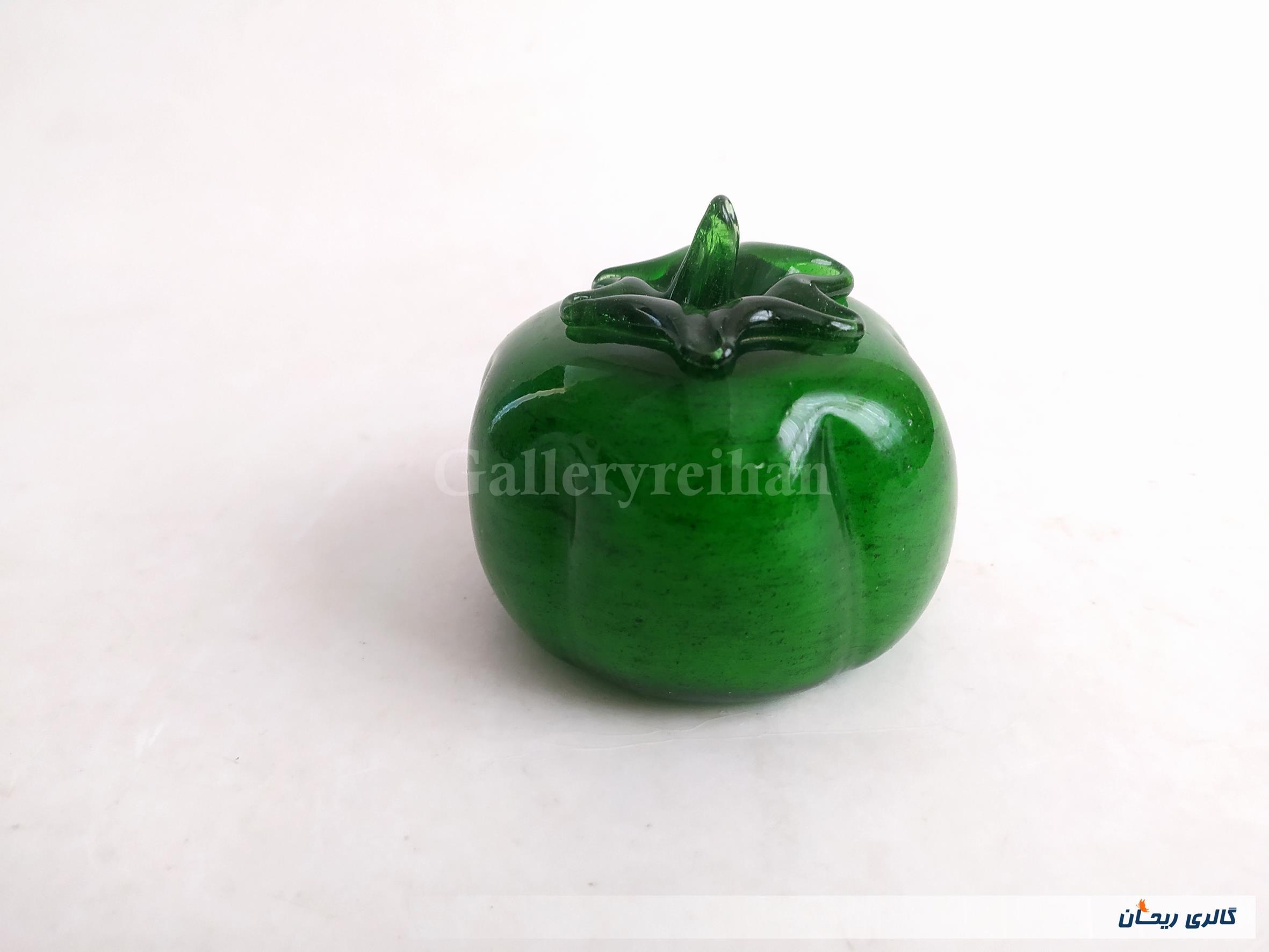 فلفل دلمه شیشه ای دست ساز قدیمی کمیاب 