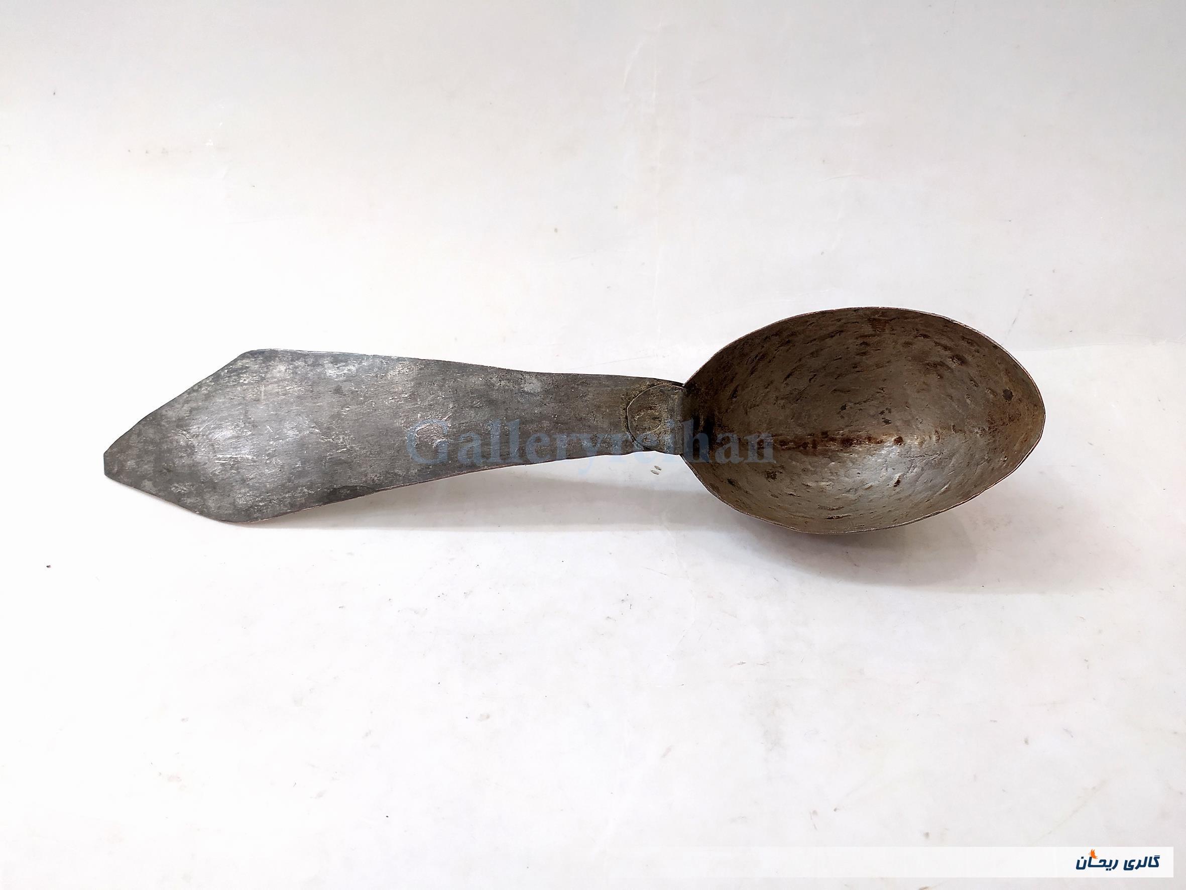 ملاقه دوغ خوری مسی چکشی قدیمی دستساز 