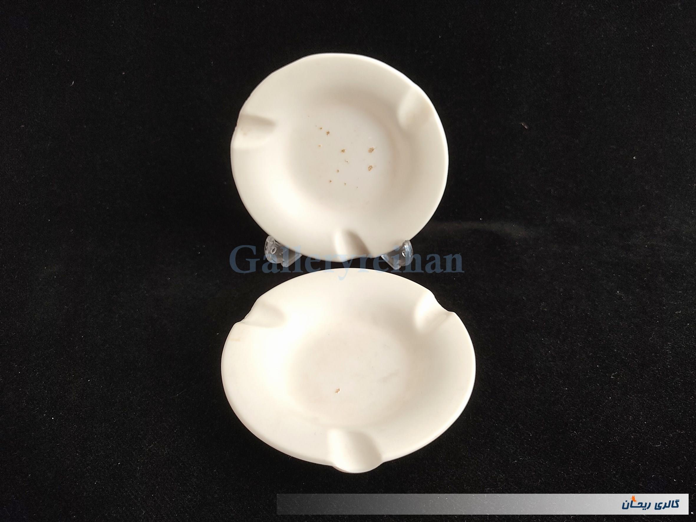 جفت زیرسیگاری ملامین قدیمی 