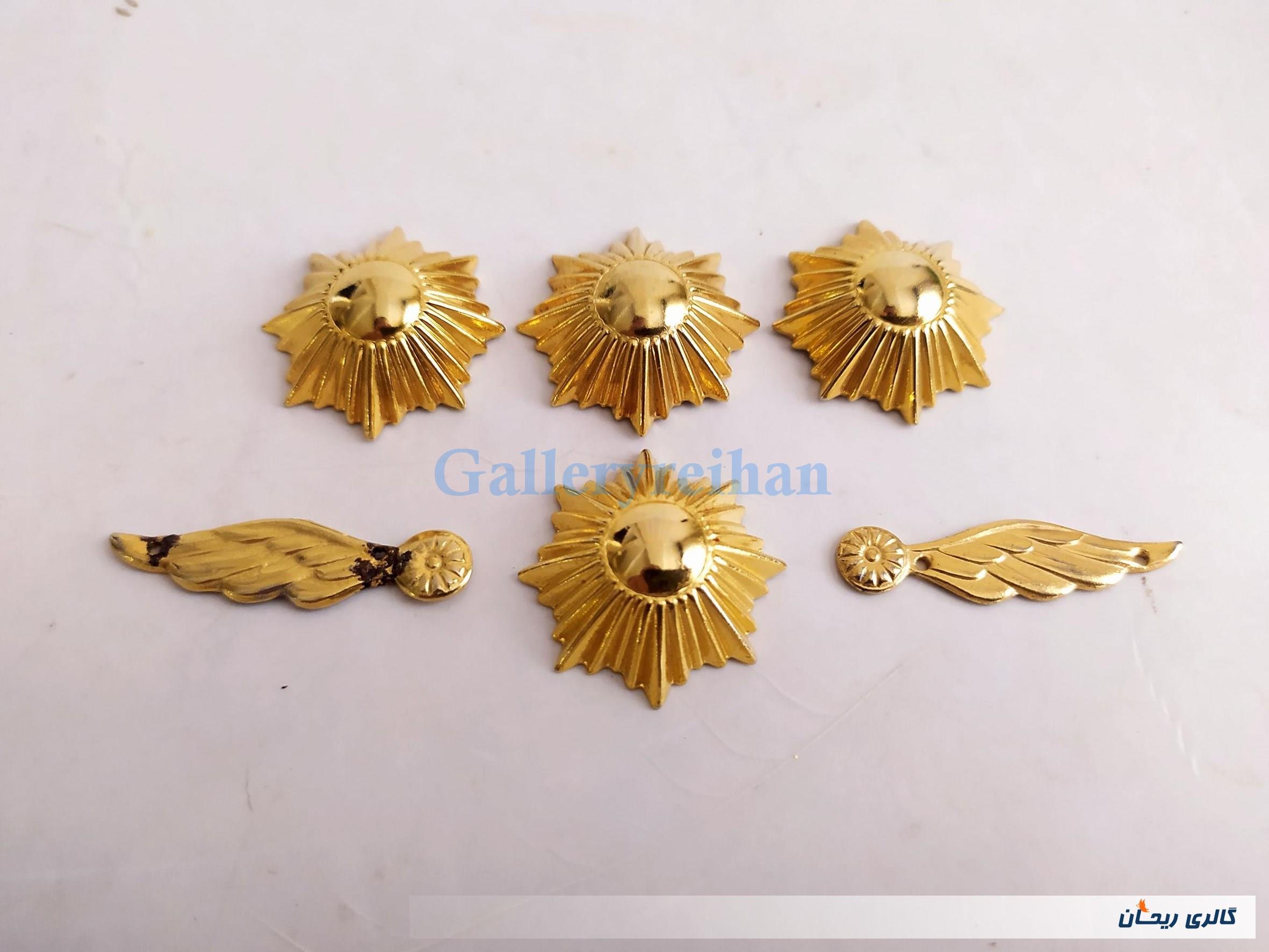 4درجه یا قپه نظامی و 2شهبال کمیاب بدون چفت