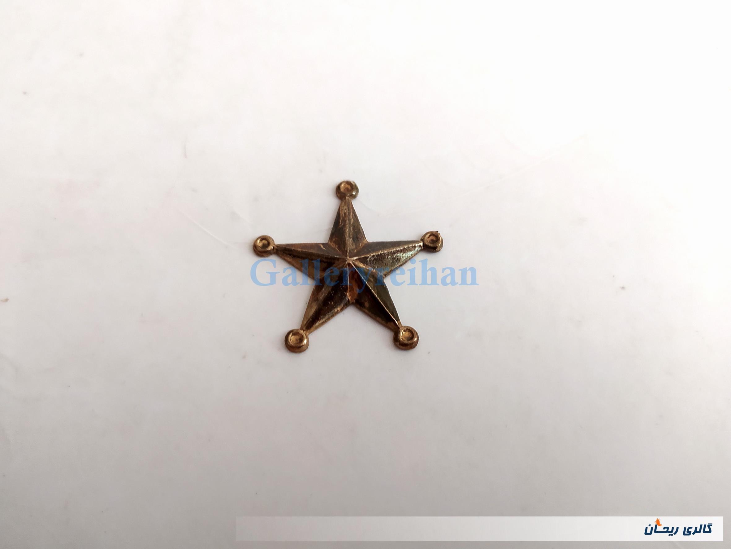 درجه نظامی قدیمی کلکسیونی طرح ستاره