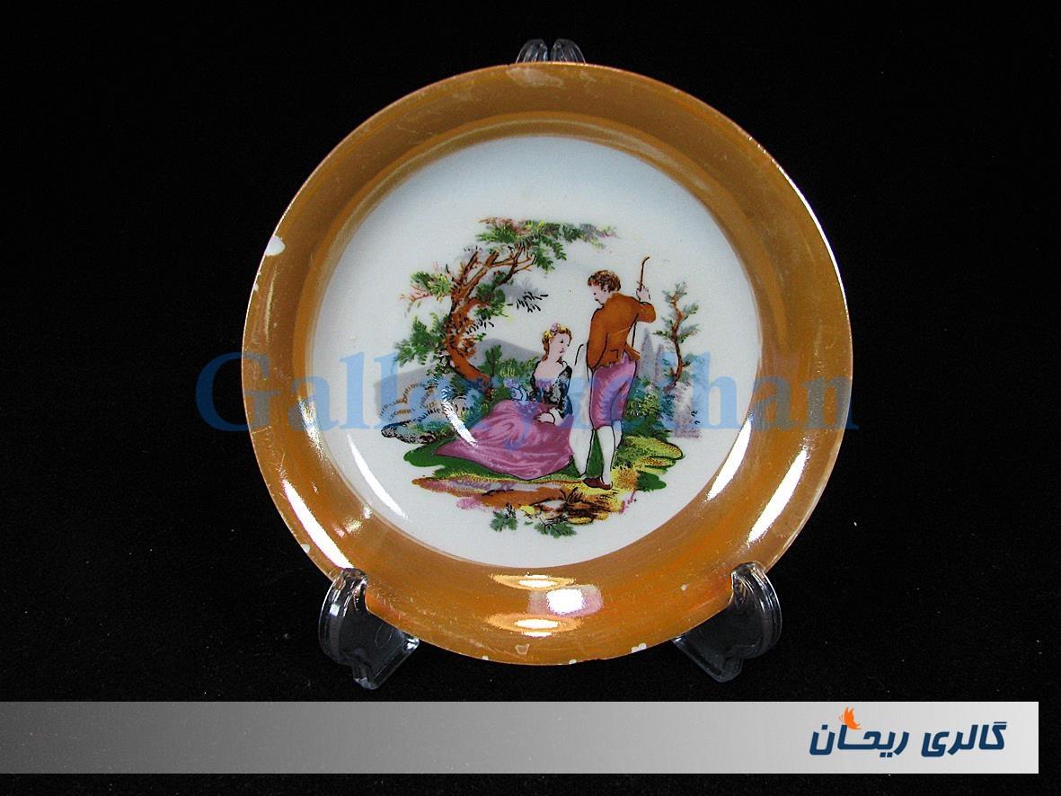 دیوارکوب یا نعلبکی لیلی و مجنون قدیمی 